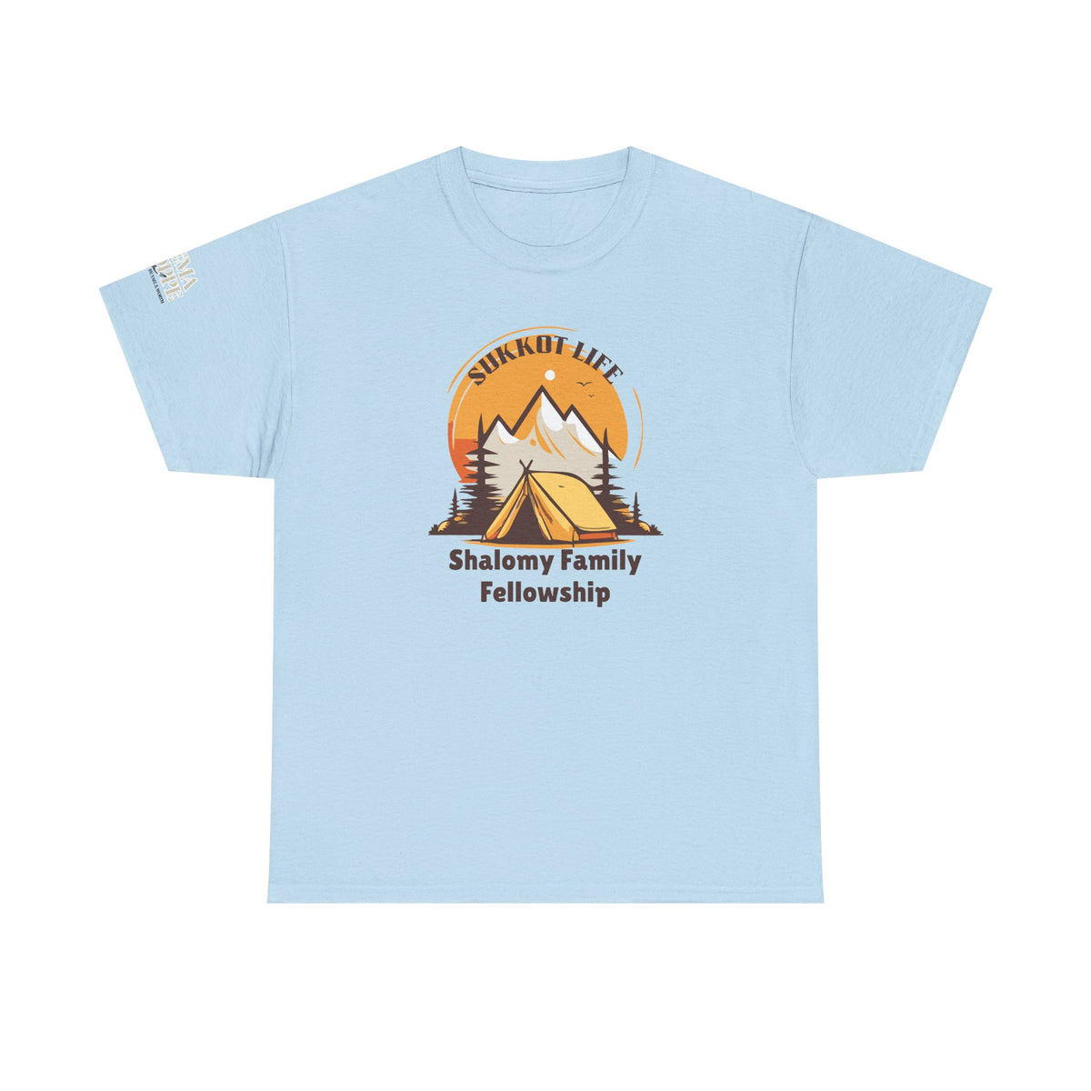 Sukkot Life Tee - Camping Biblical Feast Fellowship Shirt