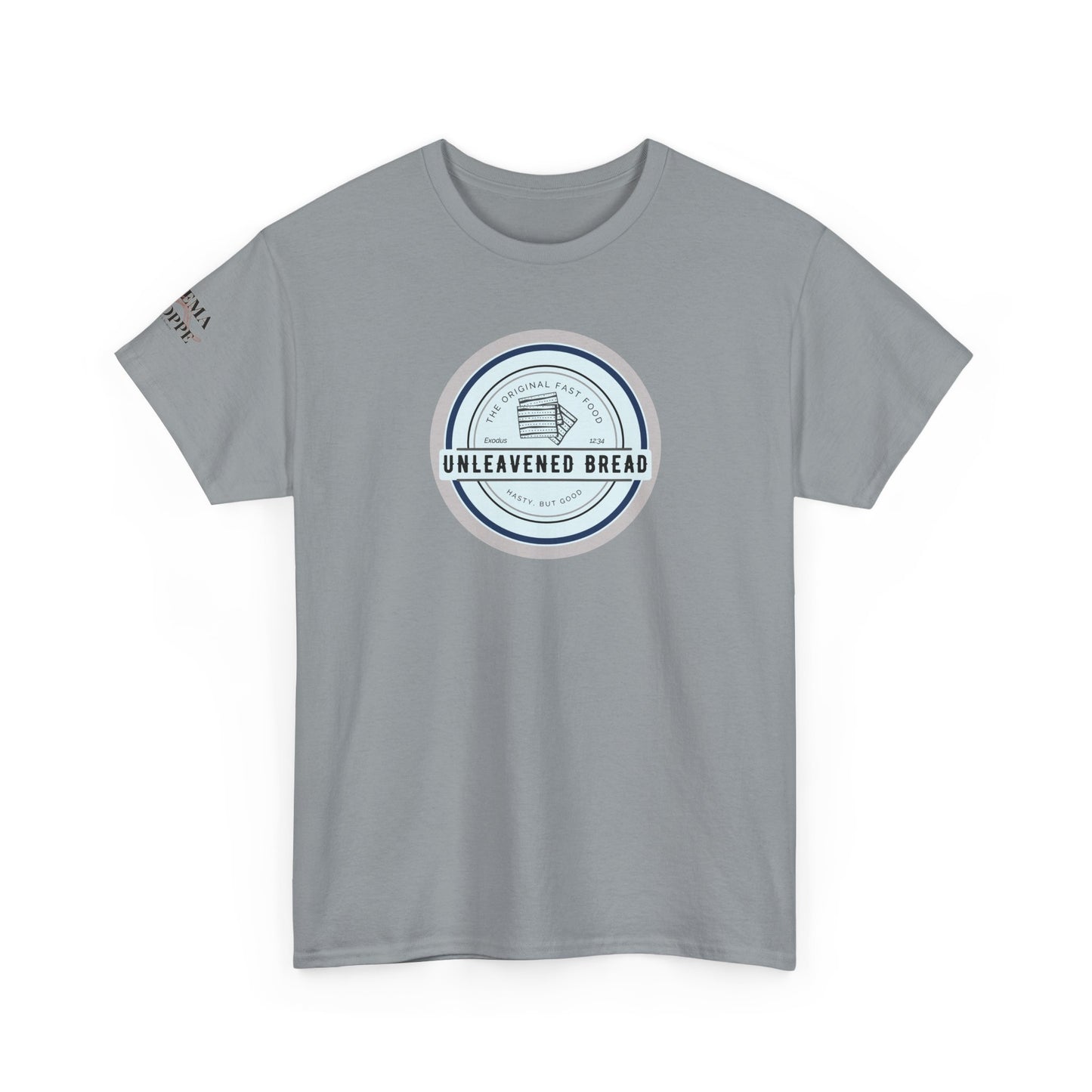 Unleavened Bread Matzo T-Shirt — "Hasty but Good" Passover Biblical Humor Tee