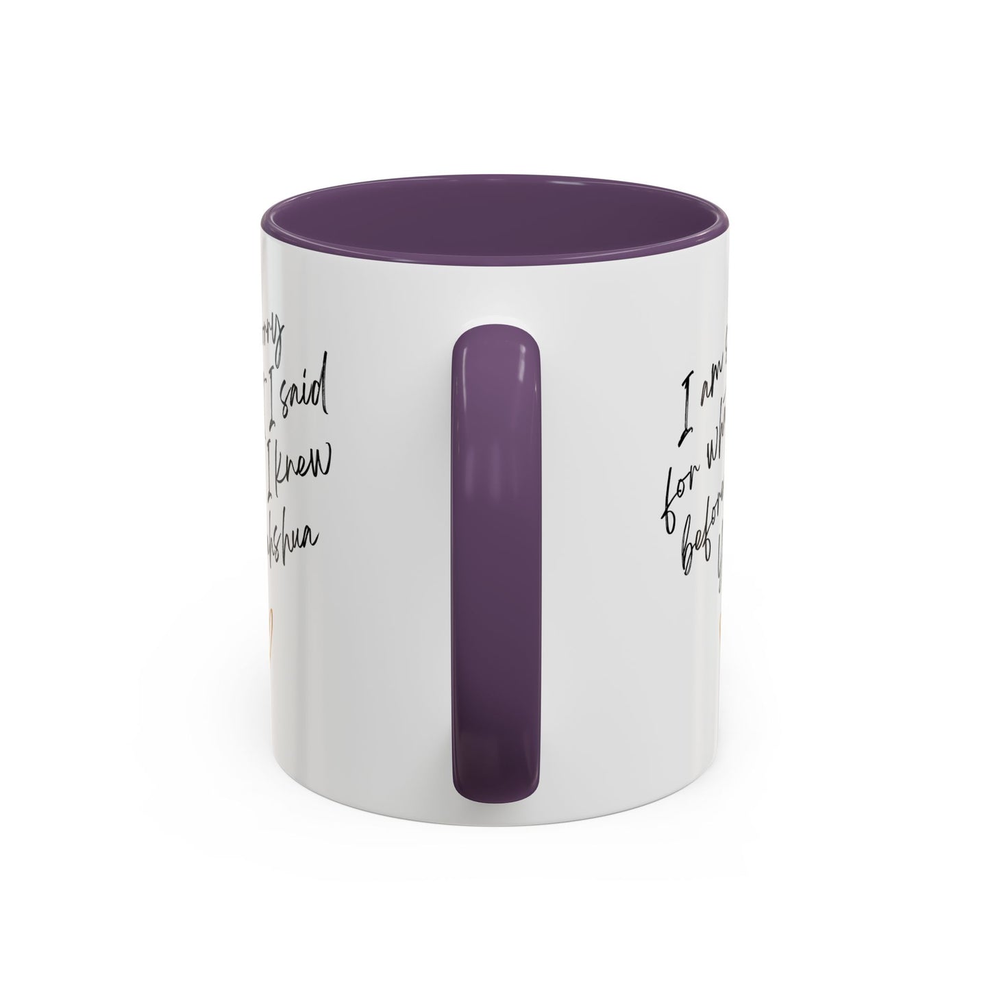 I'm Sorry (Yahshua) Accent Coffee Mug (11, 15oz)