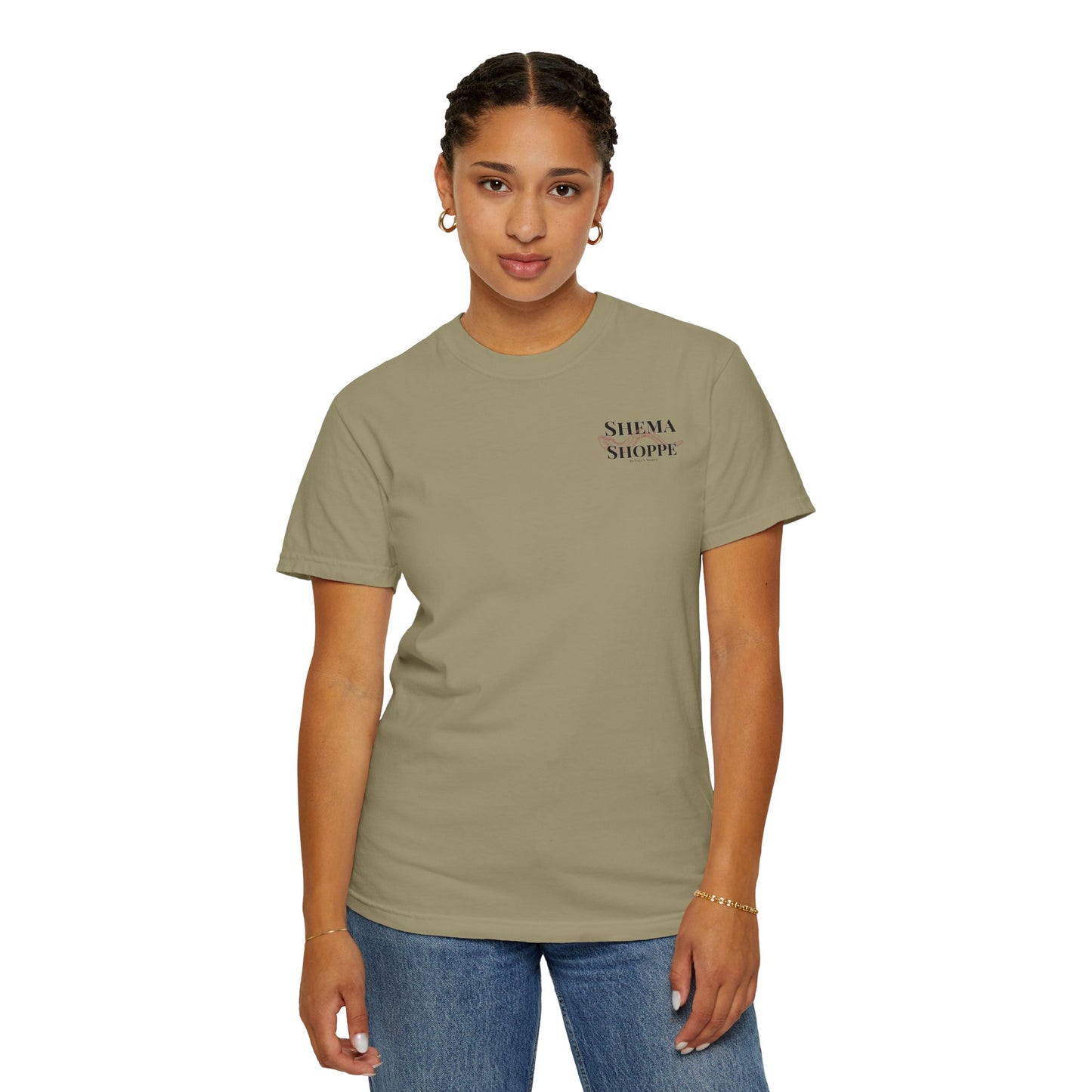 Open your Mouth Garment-Dyed T-Shirt — Rescue the Oppressed Back Print