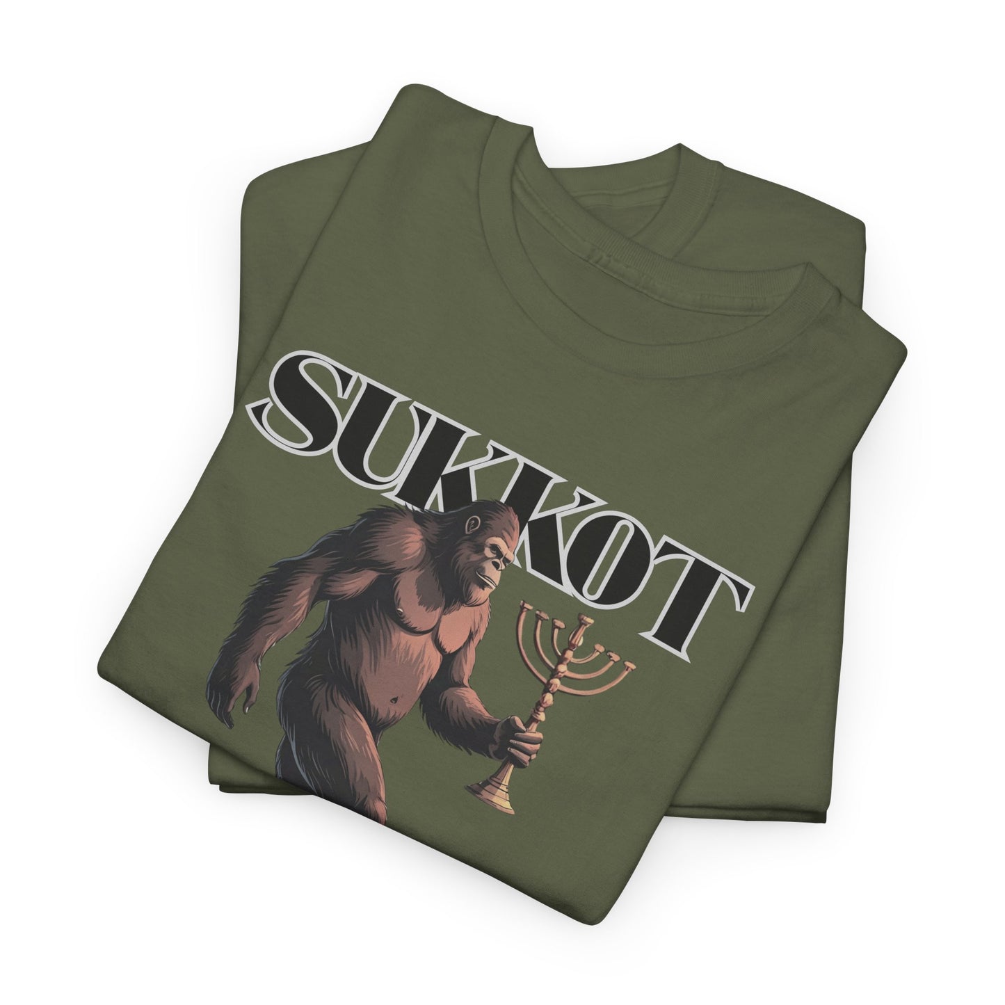 Sukkot Bigfoot Menorah Joy Legendary Shirt