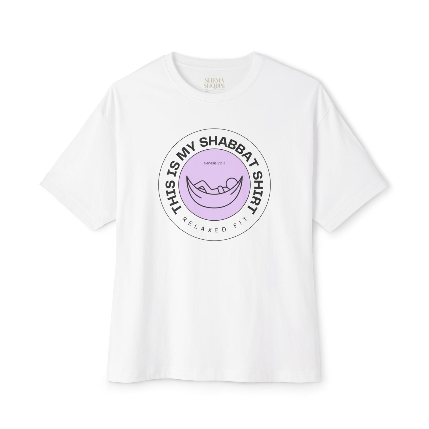 My Shabbat Shirt Unisex Oversized Boxy Tee