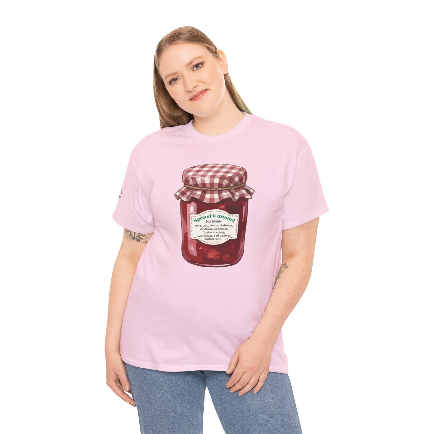 Fruit Of The Spirit Graphic Tee — Vintage Preserves "Spread it Around" T‑Shirt Galations