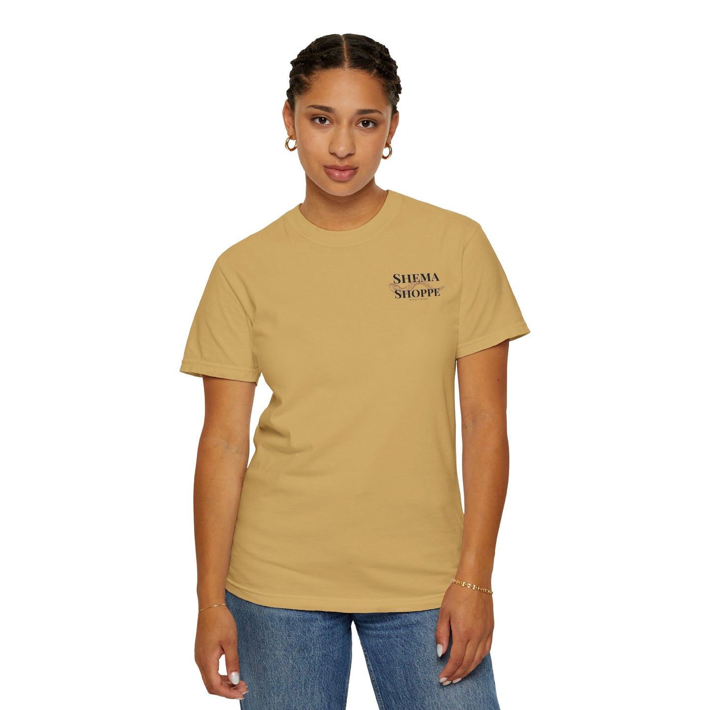 Open your Mouth Garment-Dyed T-Shirt — Rescue the Oppressed Back Print