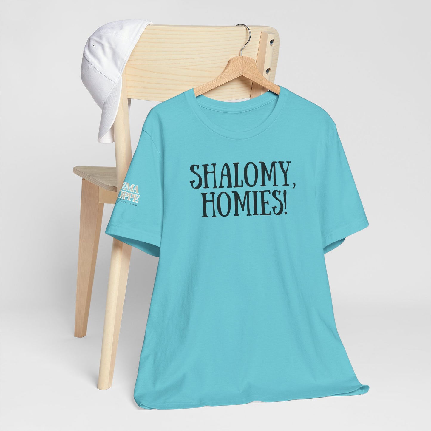 Shalom Homies Tee | Unisex Jersey Short Sleeve Shirt, Casual Wear, Gift for Friends, Unique Quote Shirt, Comfortable Everyday Tee