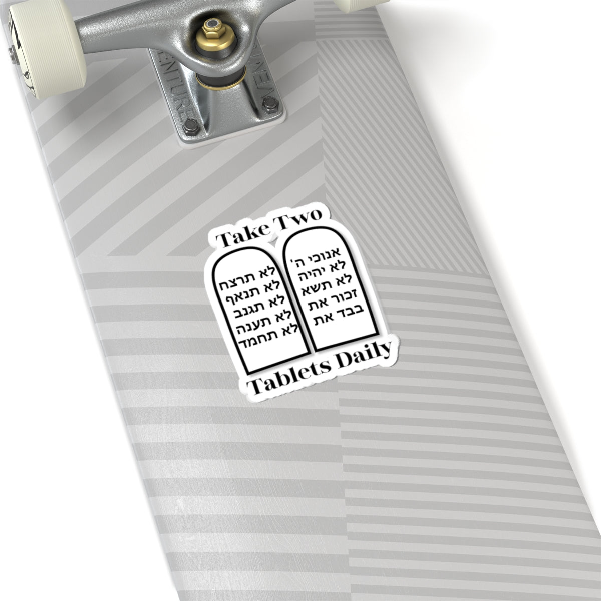 Stickers Prescription Take Two Tablets Daily 10 Commandments