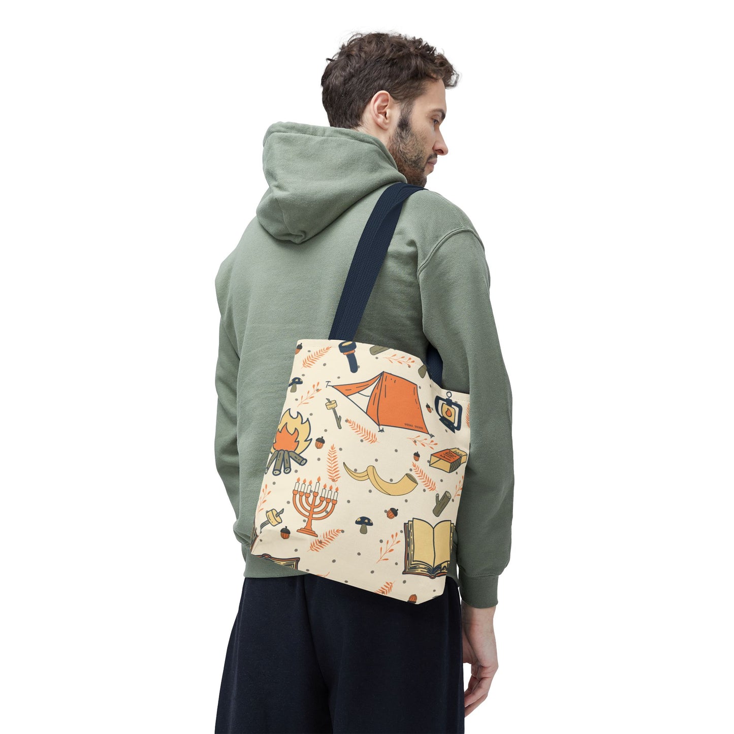 Sukkot Tents Tote Bag (AOP)
