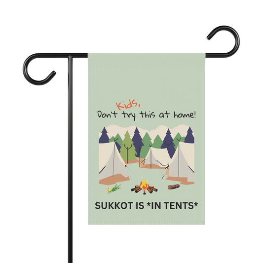Sukkot is in Tents- Garden & House Banner