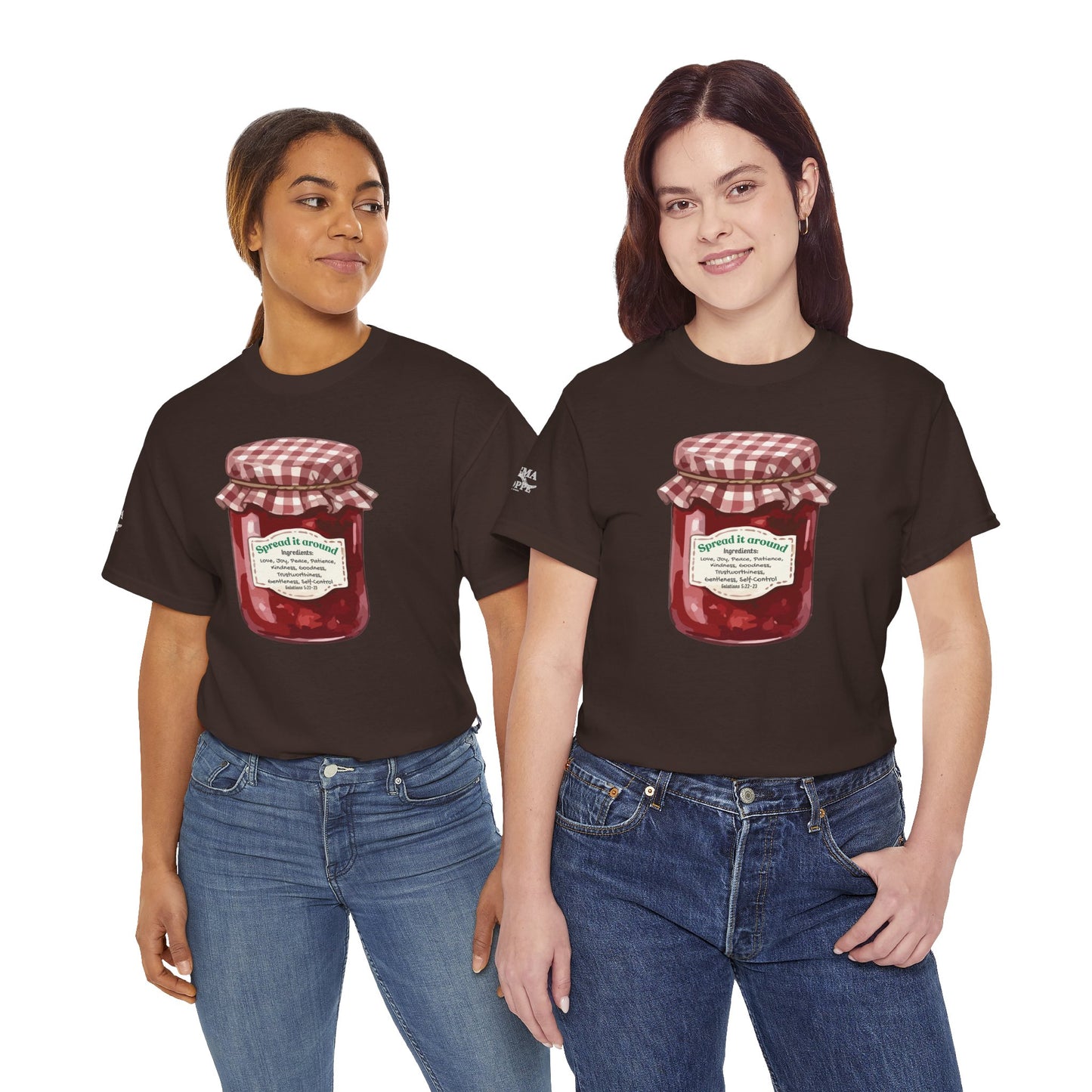 Fruit Of The Spirit Graphic Tee — Vintage Preserves "Spread it Around" T‑Shirt Galations