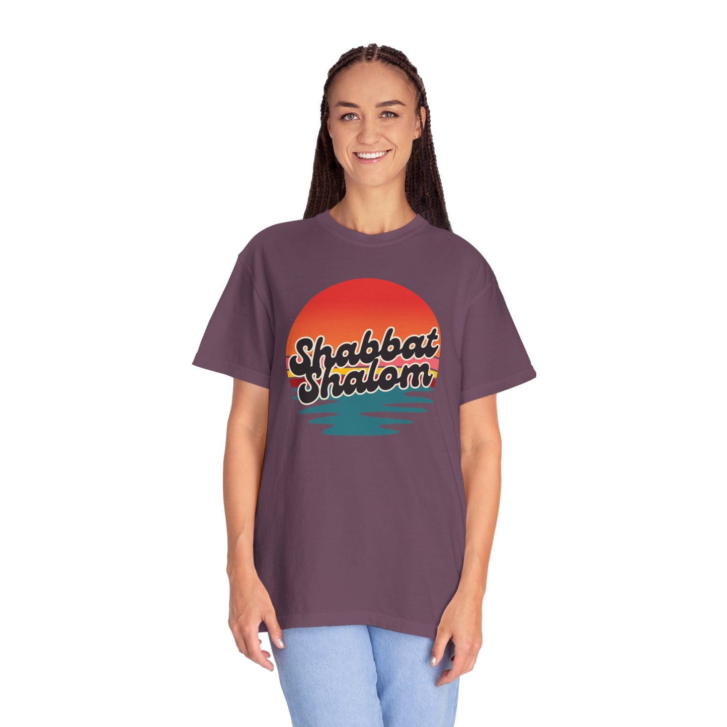 Sunset Shabbat Shalom T-shirt