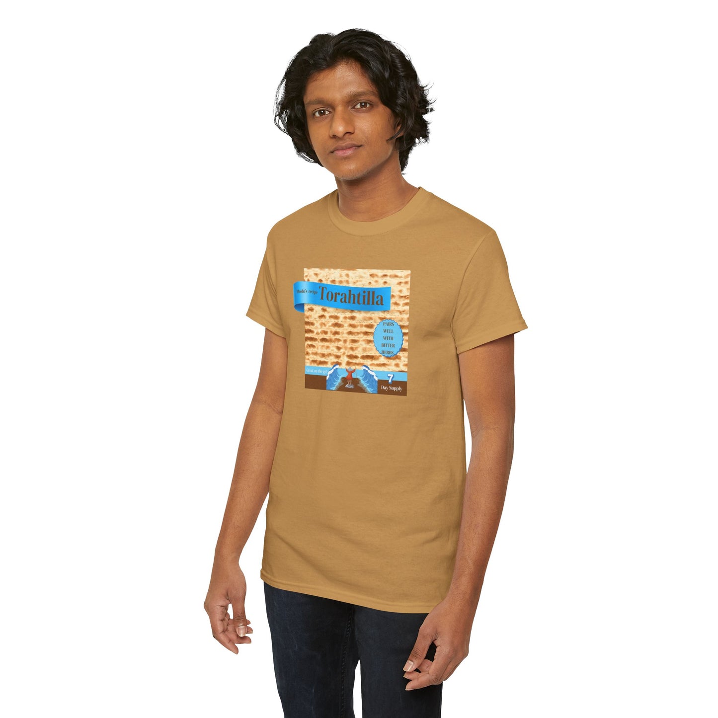 Passover Matzo Unisex Tee - Moshe's Recipe Torahtillas Cotton Funny Shirt