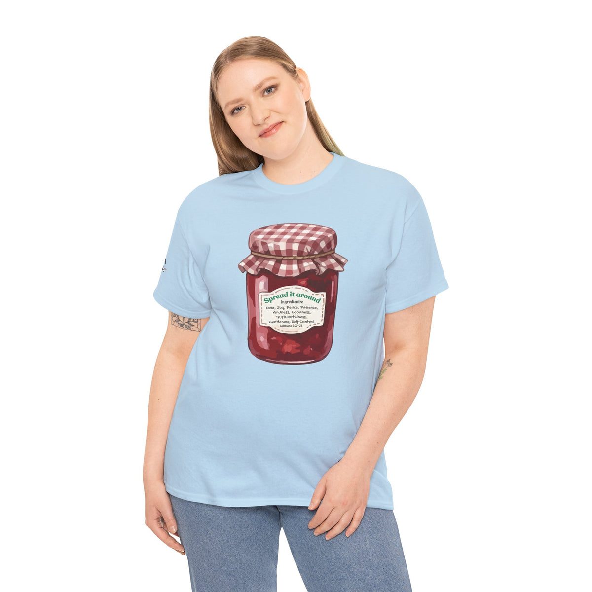 Fruit Of The Spirit Graphic Tee — Vintage Preserves "Spread it Around" T‑Shirt Galations