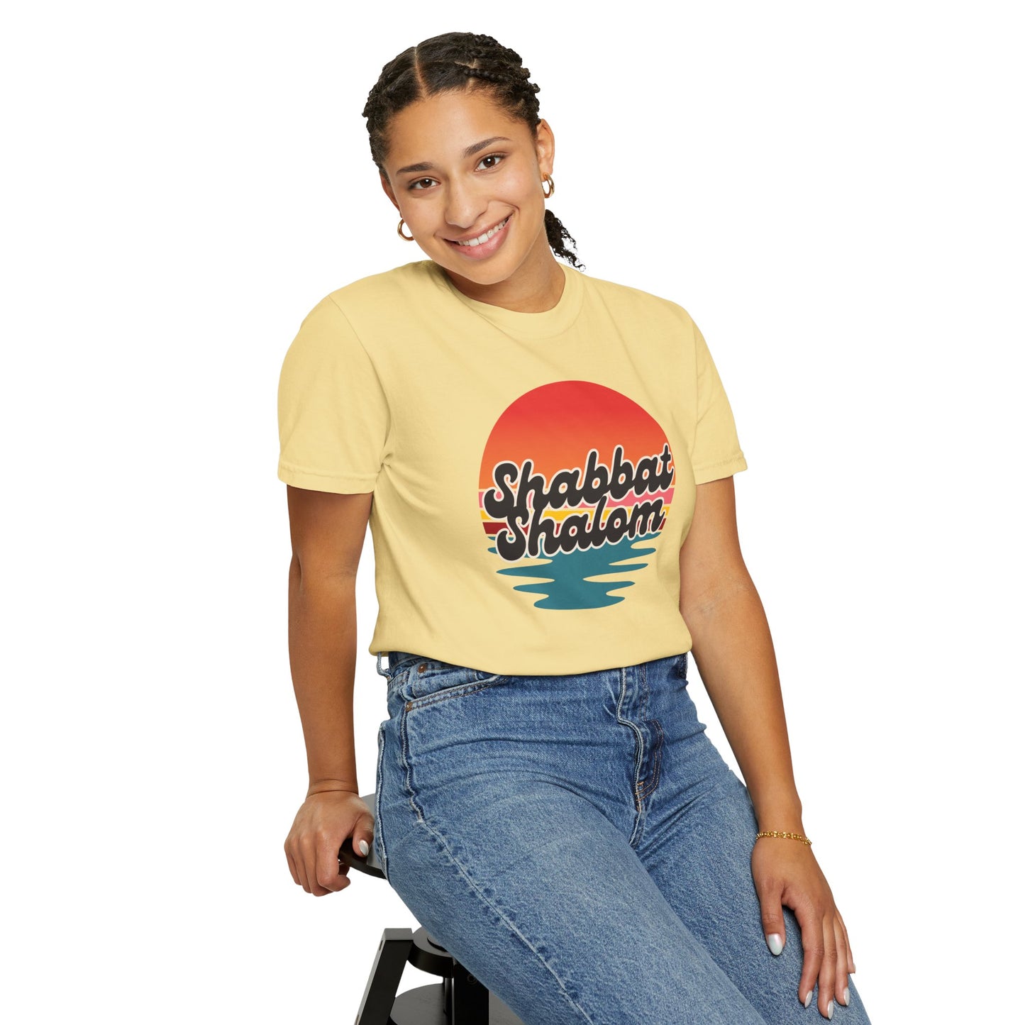Sunset Shabbat Shalom T-shirt