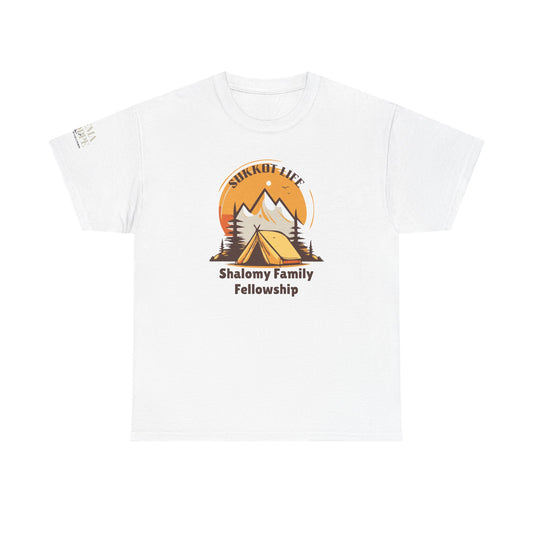 Sukkot Life Tee - Camping Biblical Feast Fellowship Shirt