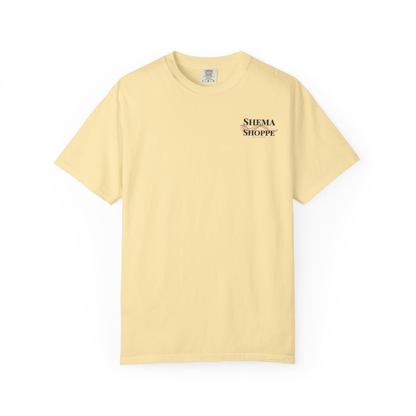 Open your Mouth Garment-Dyed T-Shirt — Rescue the Oppressed Back Print