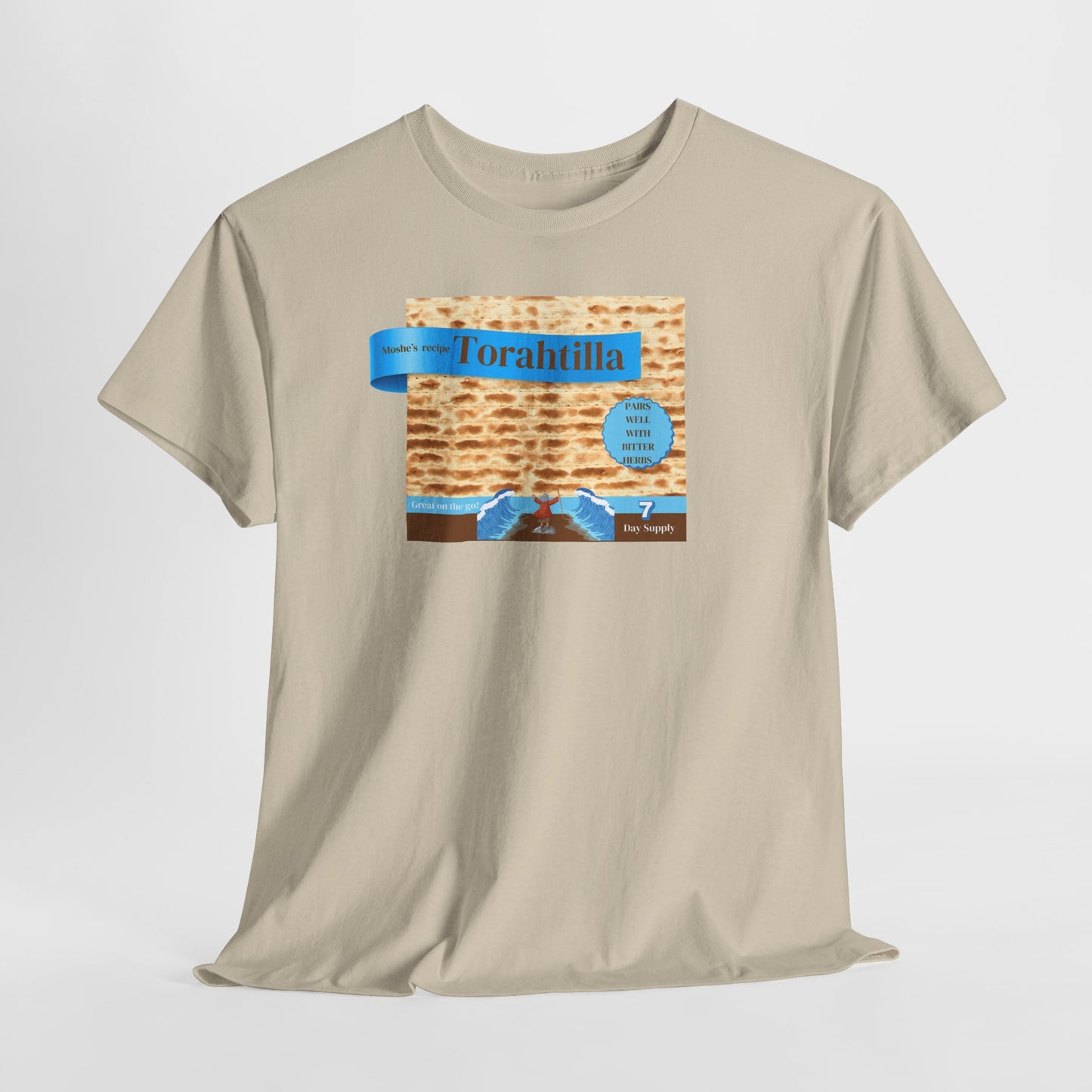 Passover Matzo Unisex Tee - Moshe's Recipe Torahtillas Cotton Funny Shirt