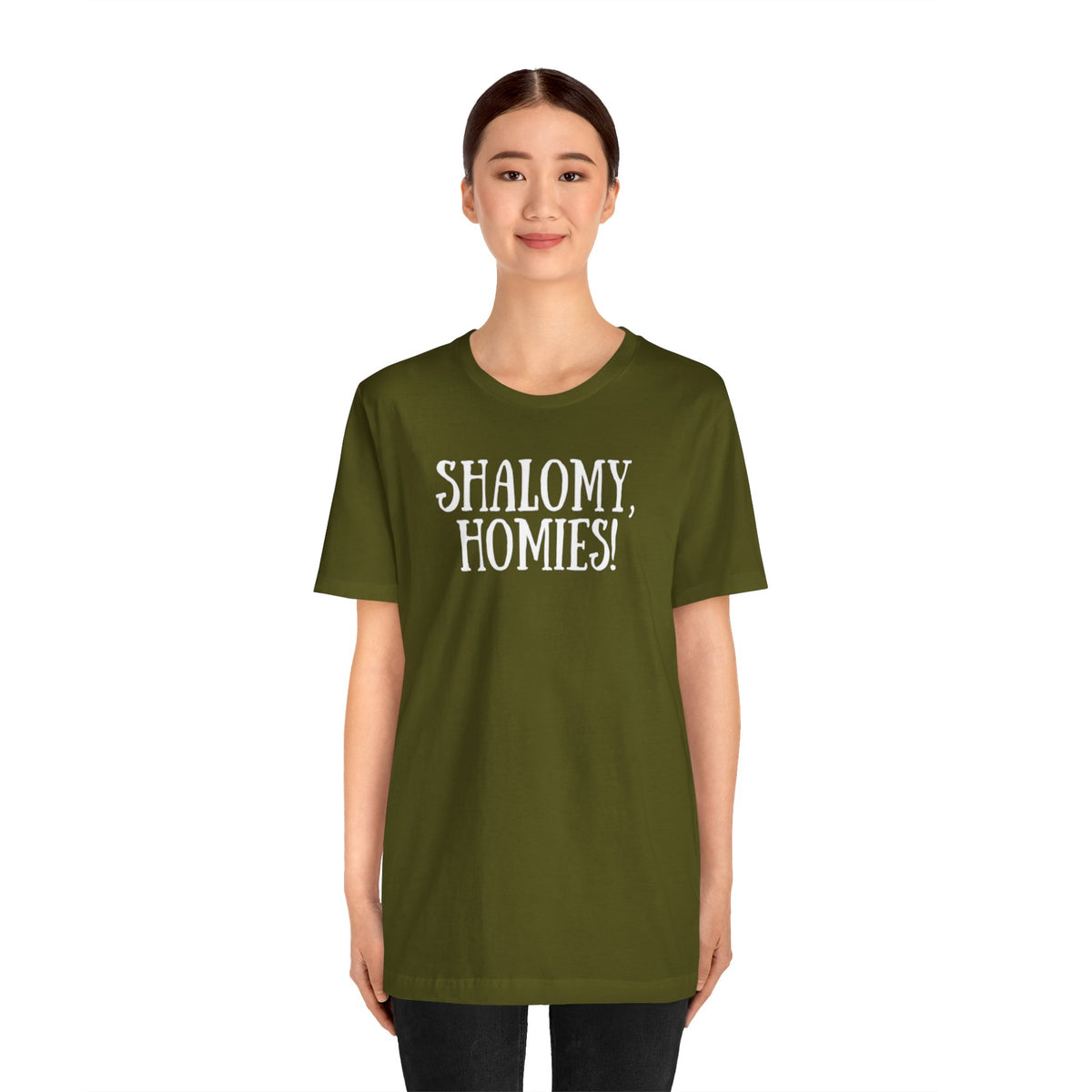 Shalomy Homies Tee - Funny Torah Obervant Greeting T-Shirt (Canada)