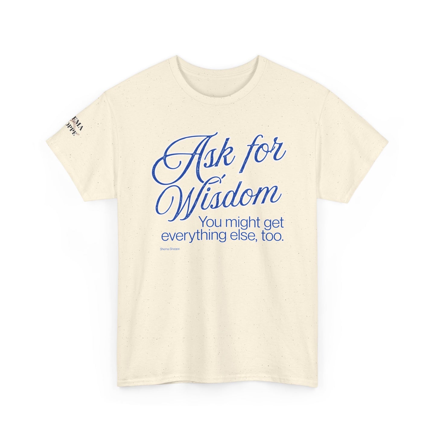 Ask For Wisdom Unisex Heavy Cotton Tee