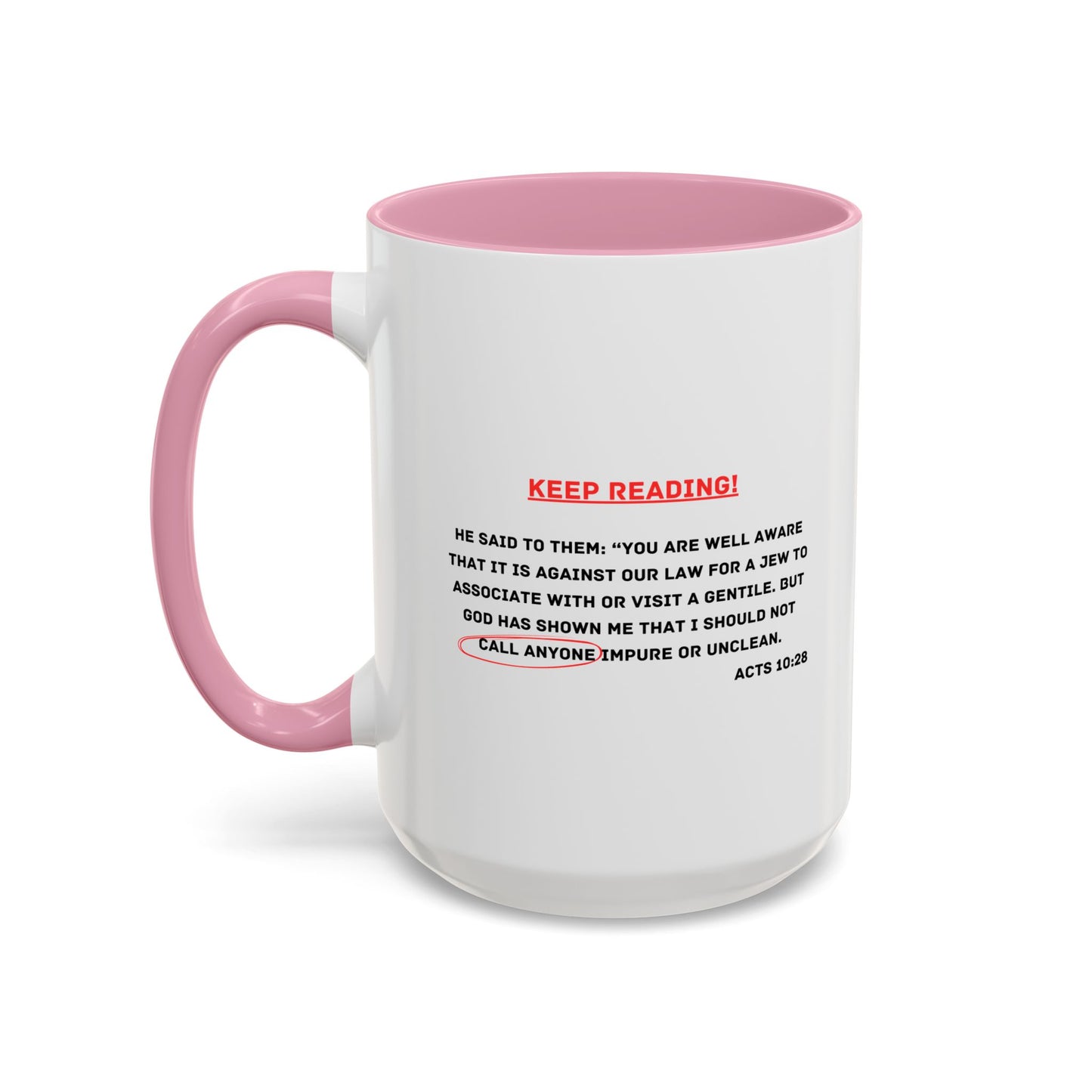 Straight Outta Context Mug, 11oz or 15oz Color Pop