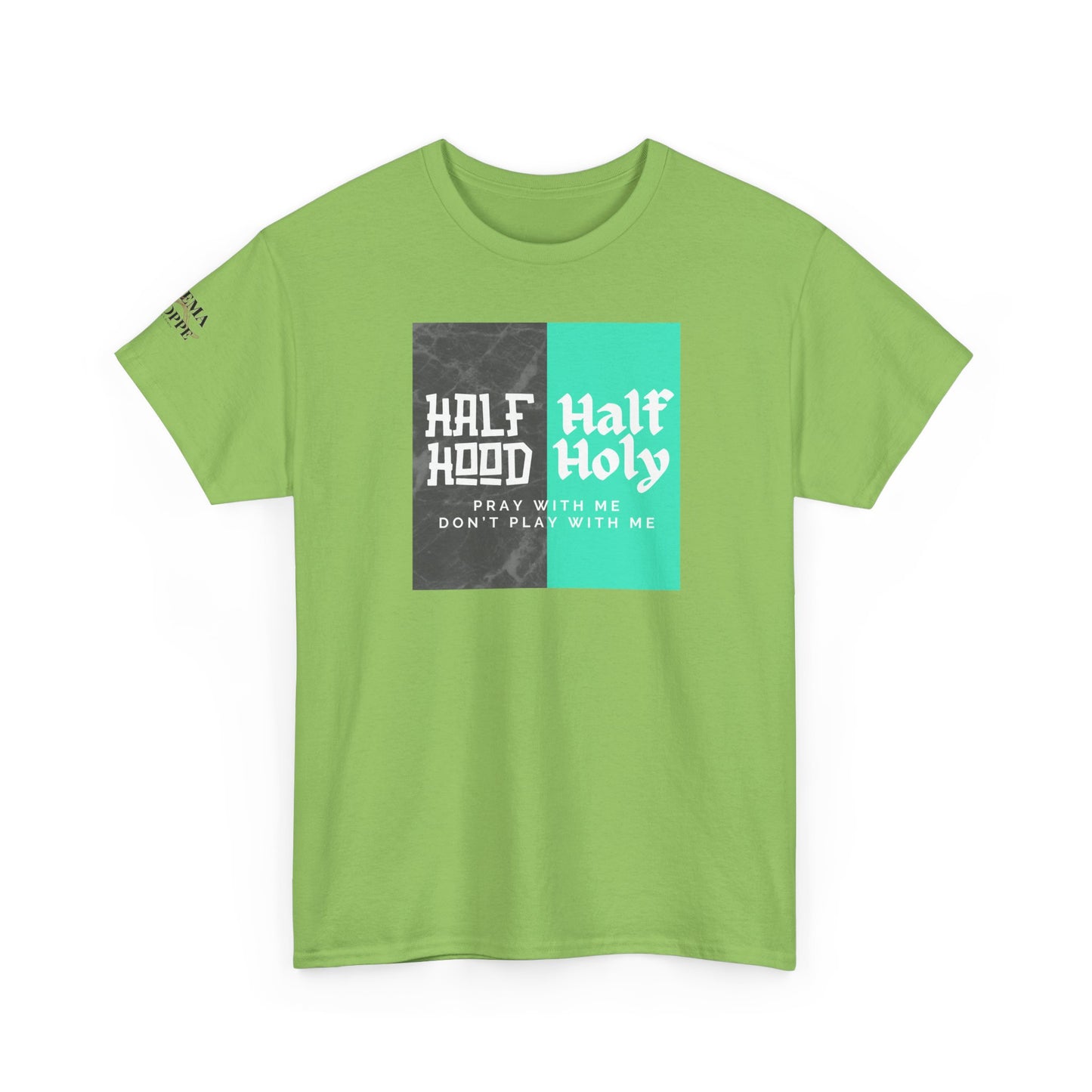 Half Hood/Half Holy Unisex Heavy Cotton Tee