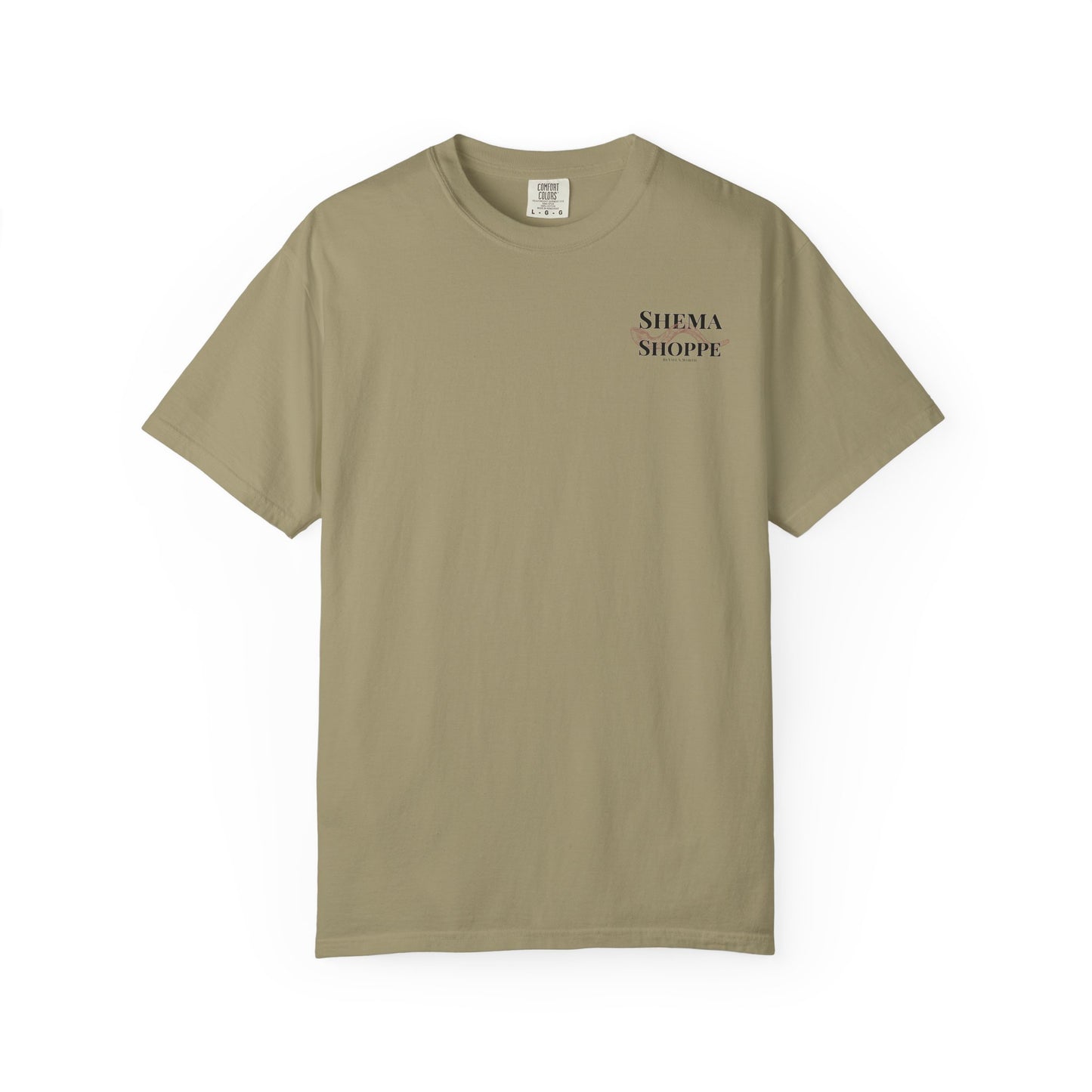 Open your Mouth Garment-Dyed T-Shirt — Rescue the Oppressed Back Print