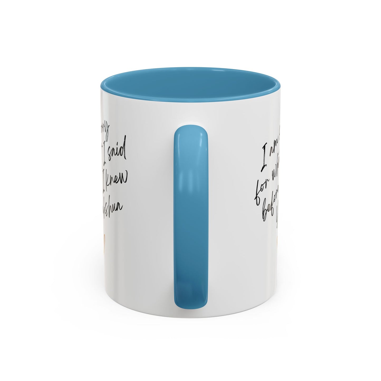 I'm Sorry (Yahshua) Accent Coffee Mug (11, 15oz)