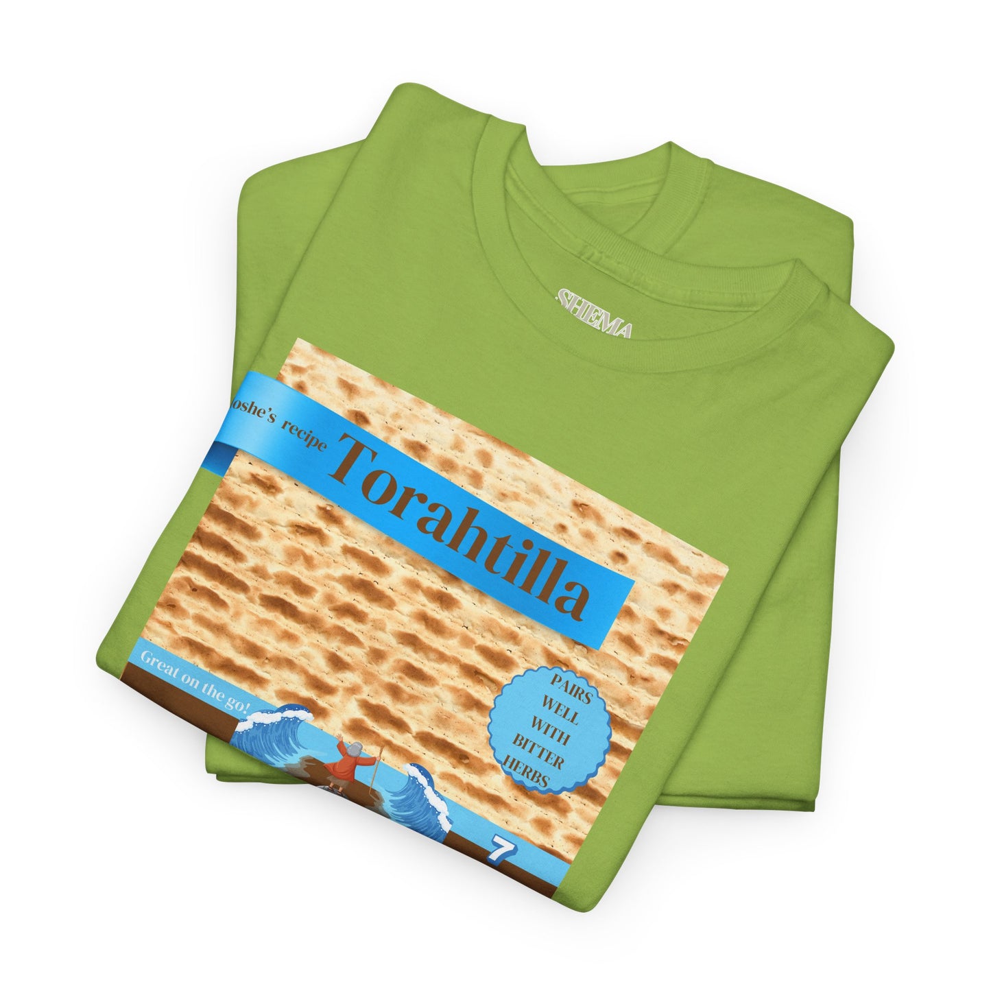 Passover Matzo Unisex Tee - Moshe's Recipe Torahtillas Cotton Funny Shirt