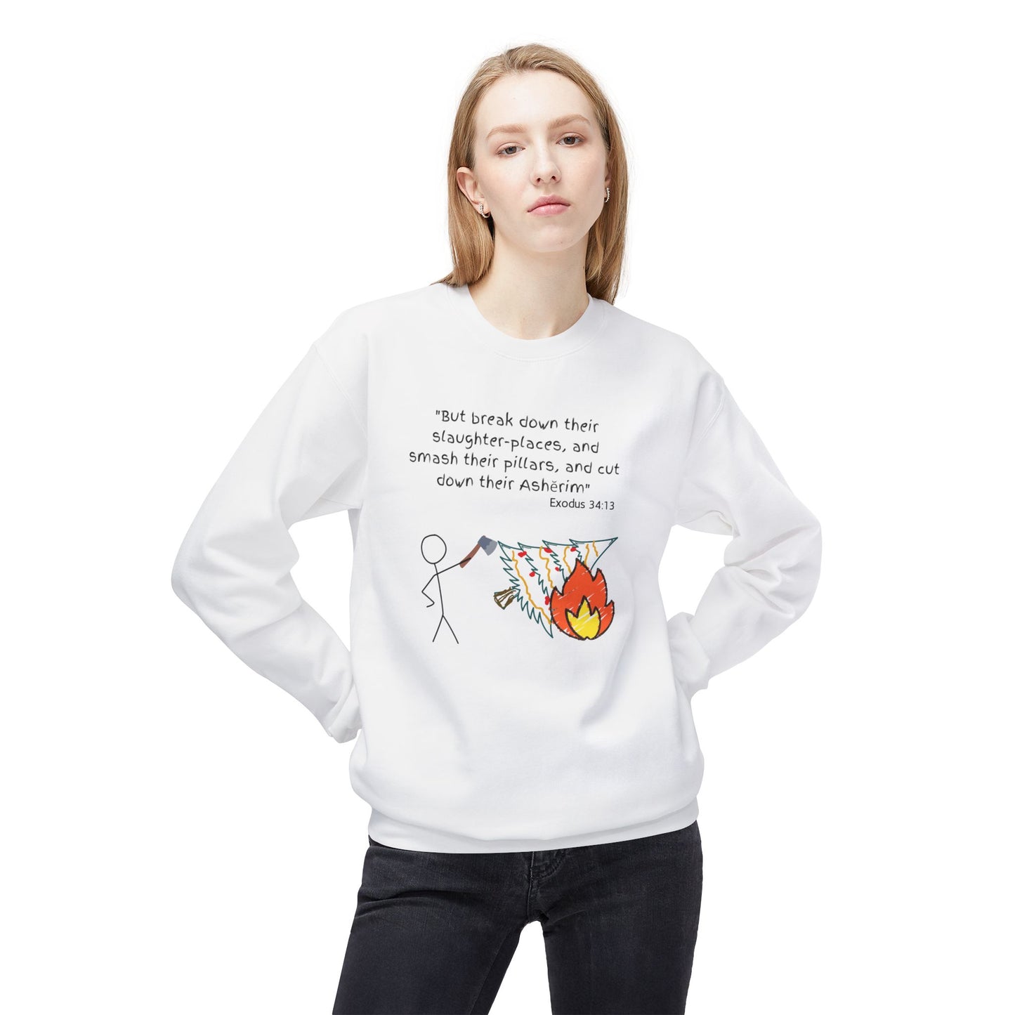 Smash it! Unisex Midweight Softstyle Fleece Crewneck Sweatshirt