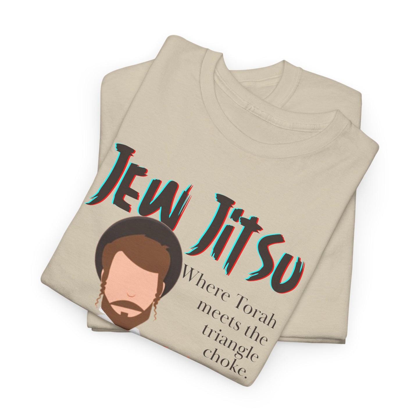 Jew Jitsu Funny Unisex Tee - Cotton Martial Arts Torah Shirt