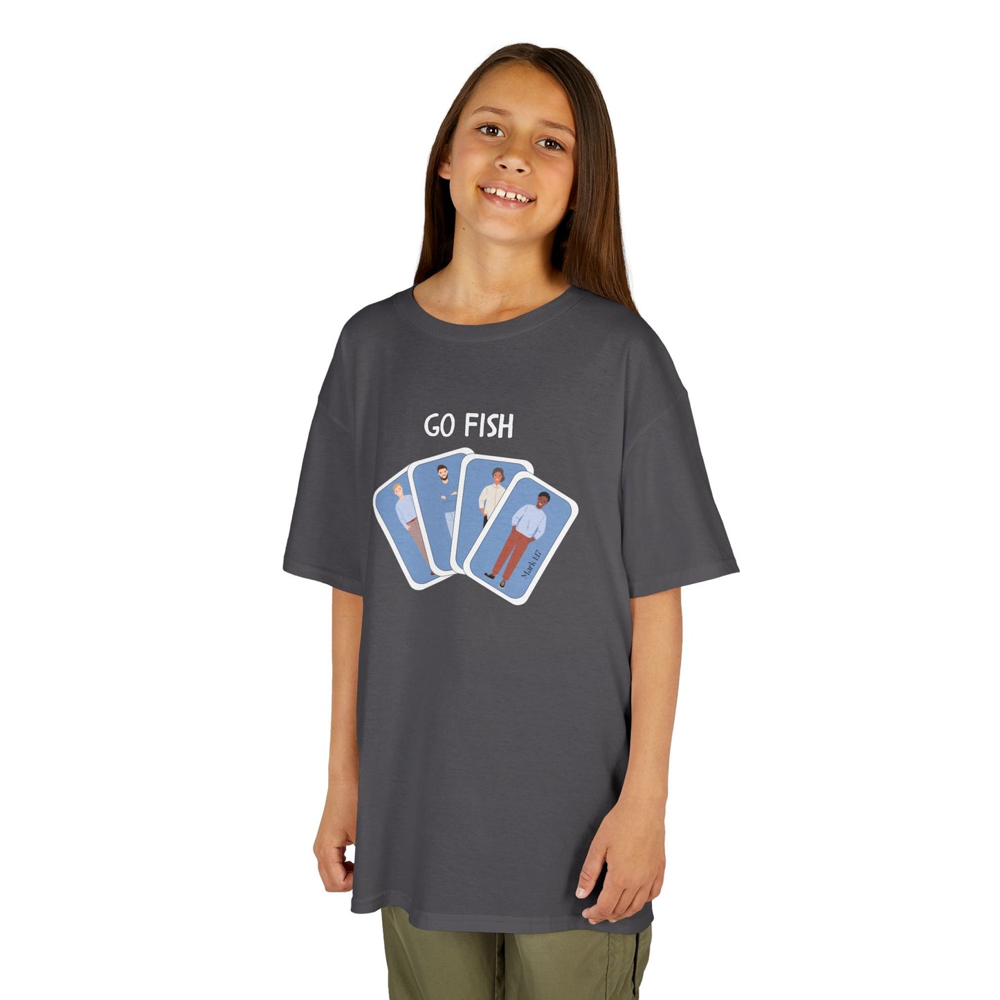 Fishers of Men Go Fish Bible Verse Kid's Cotton T-shirt