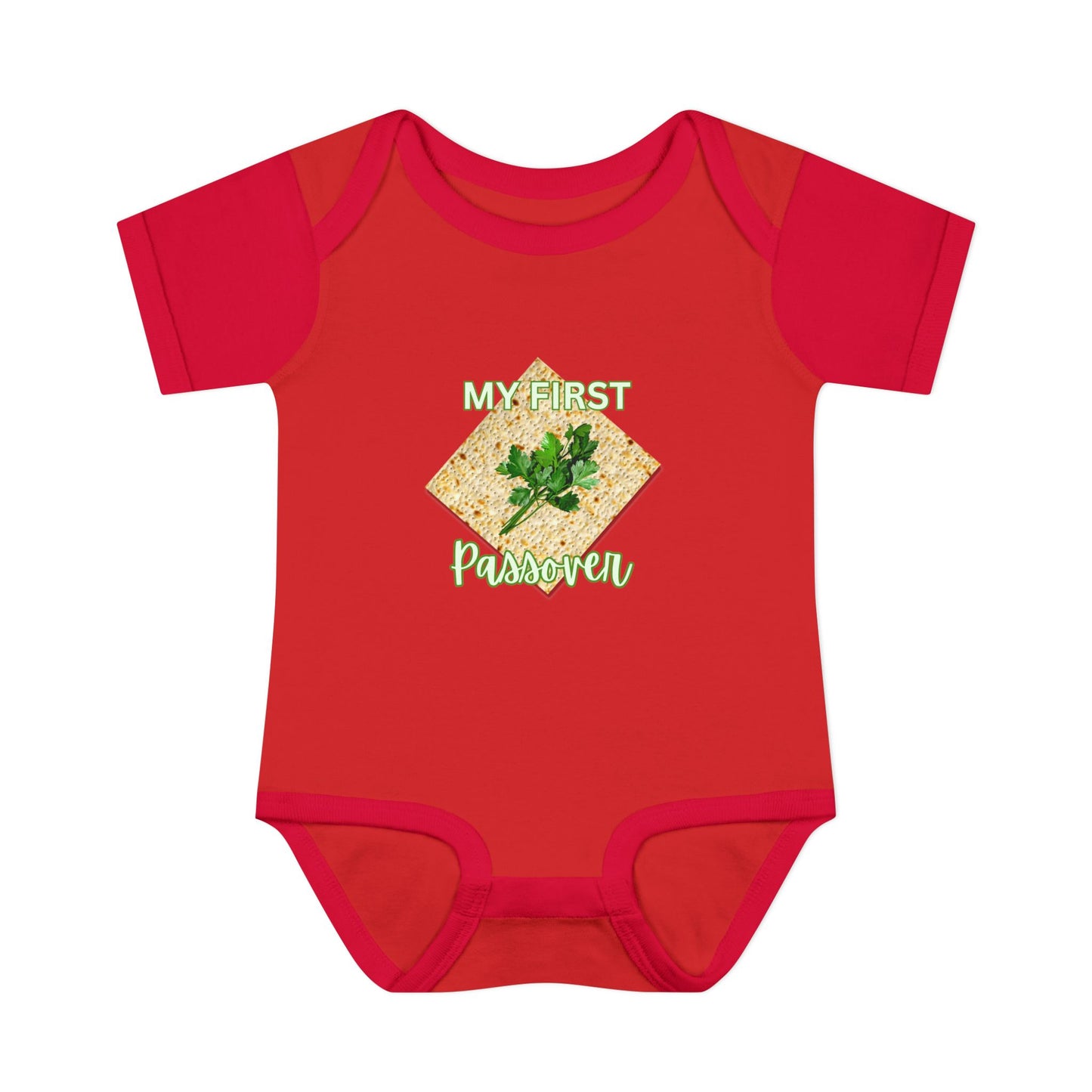 Baby Bodysuit - "My First Passover" Infant Onesie (Cute Unleavened Bread Lover Gift)