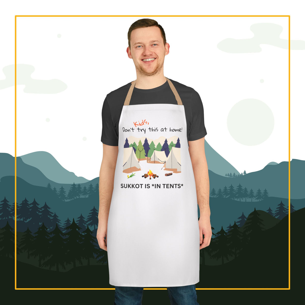 Sukkot Apron, 5-Color Strap Options