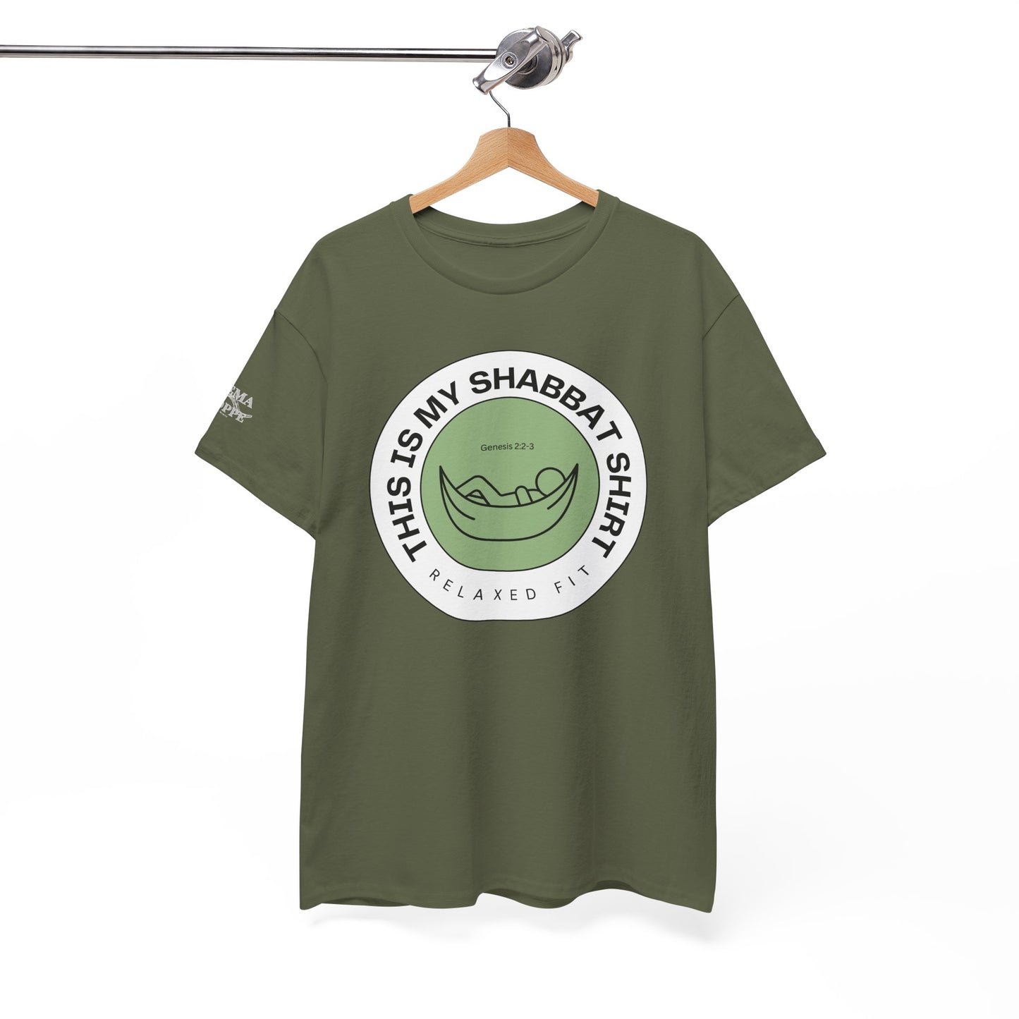 This Is My Shabbat Shirt — Chilling Out Is a Commandment Hammock Sabbath Cotton Tee