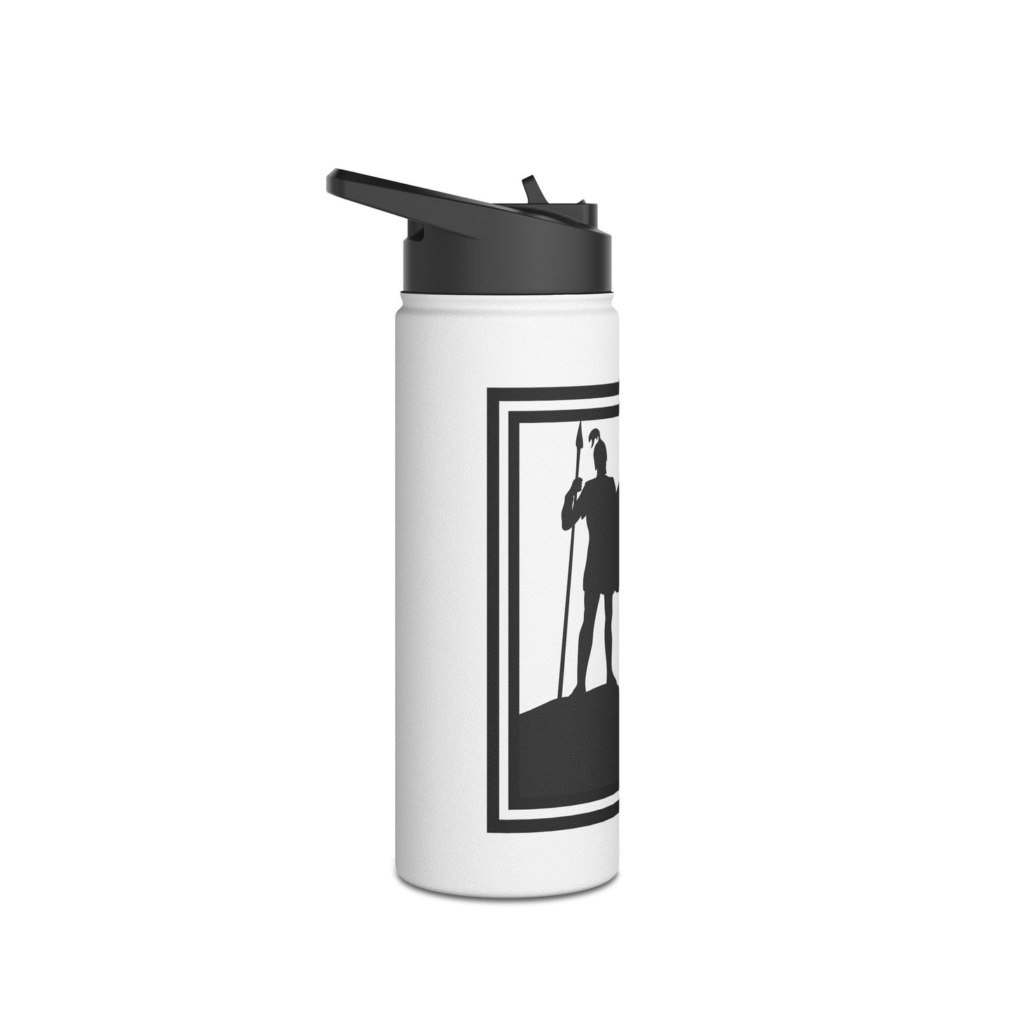 Slay All Day Motivational Stainless Steel Water Bottle - "Slay All Day!" - Fitness, Gym, Outdoor, Hydration, Travel, Bible David and Goliath