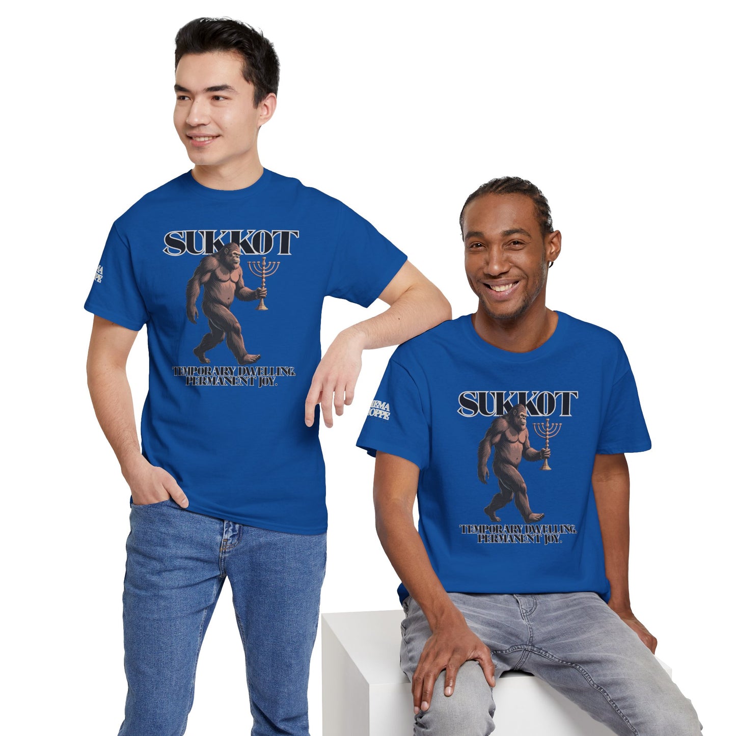 Sukkot Bigfoot Menorah Legendary Joy Shirt