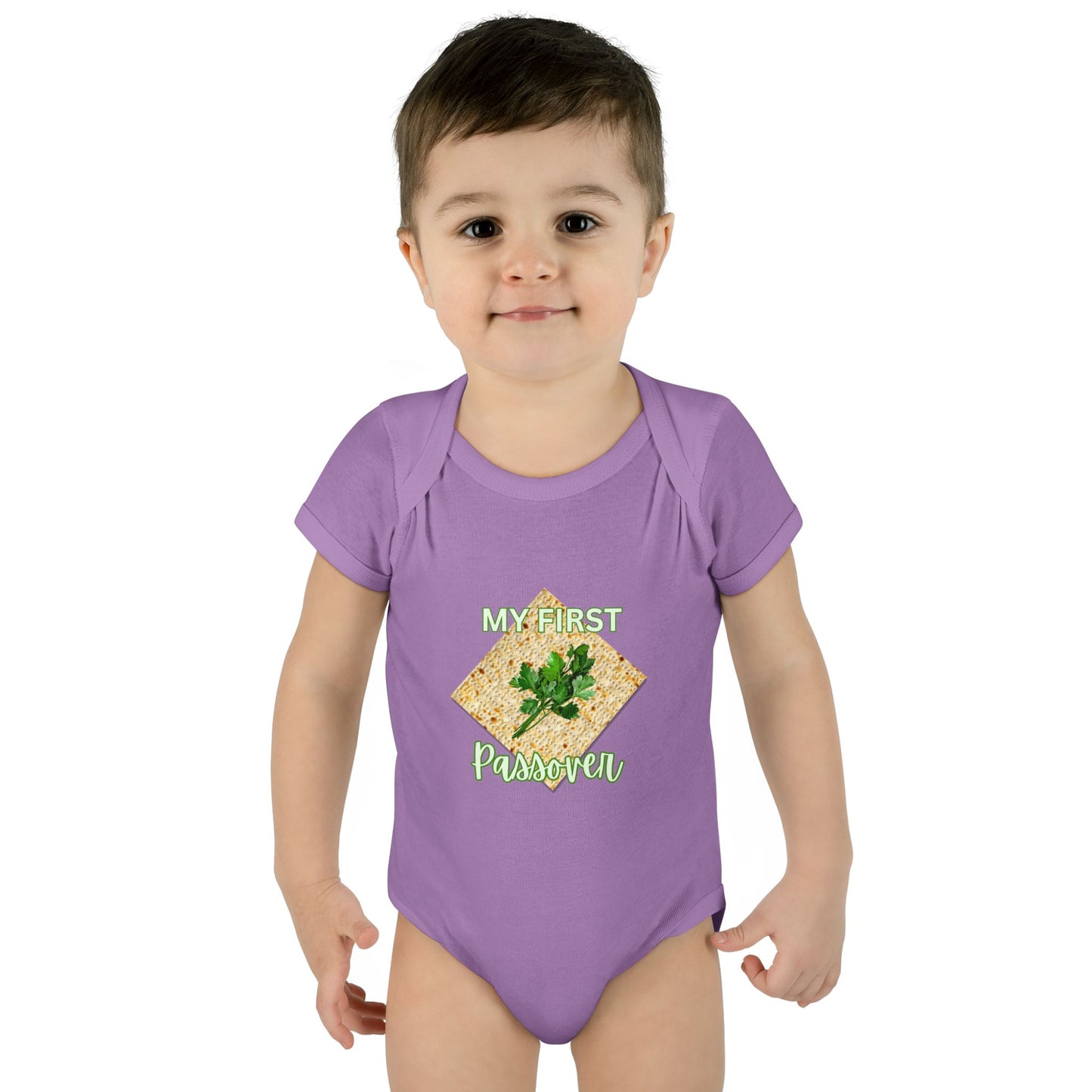 Baby Bodysuit - "My First Passover" Infant Onesie (Cute Unleavened Bread Lover Gift)