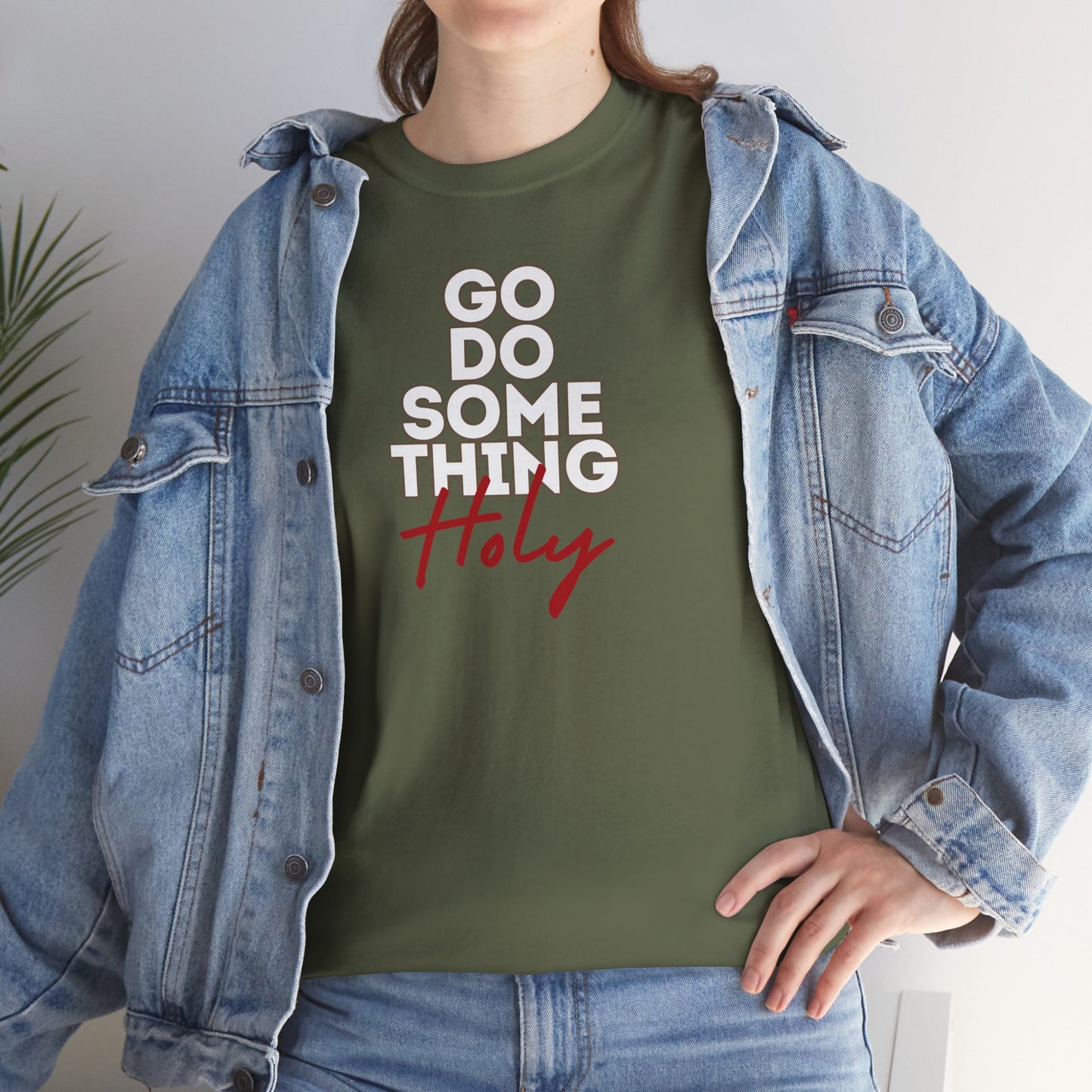 Do Something Holy Unisex Heavy Cotton Tee
