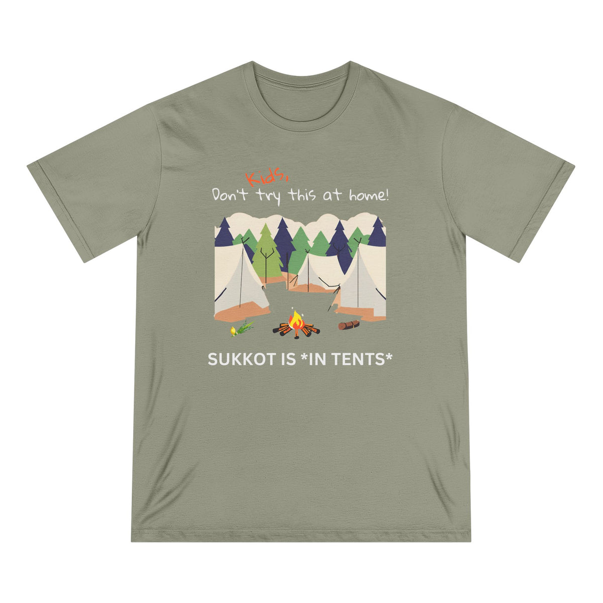 Organic Sukkot is In Tents T-shirt