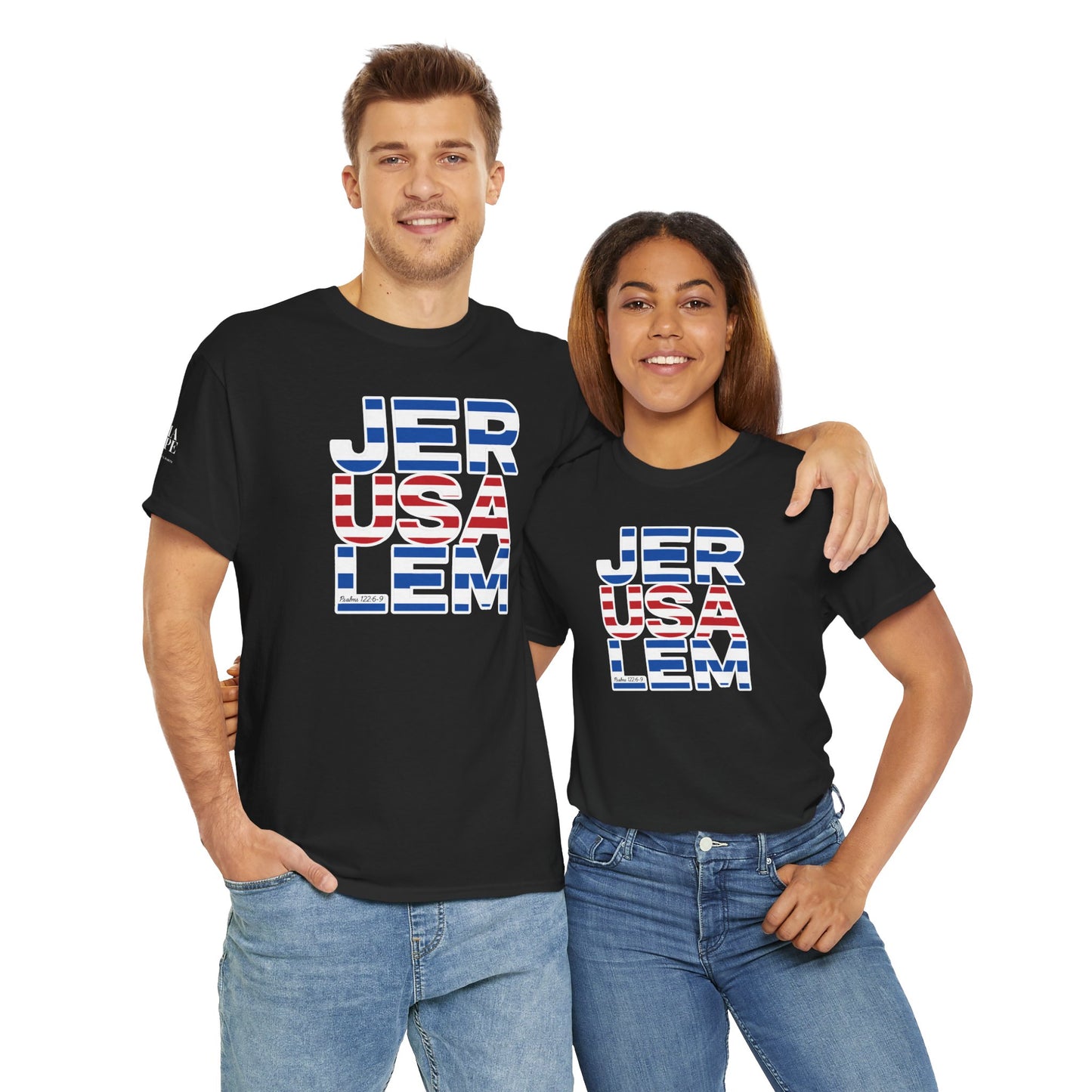 JerUSAlem Psalms 122:6-9 Unisex Tee Patriotic T-Shirt Solidarity