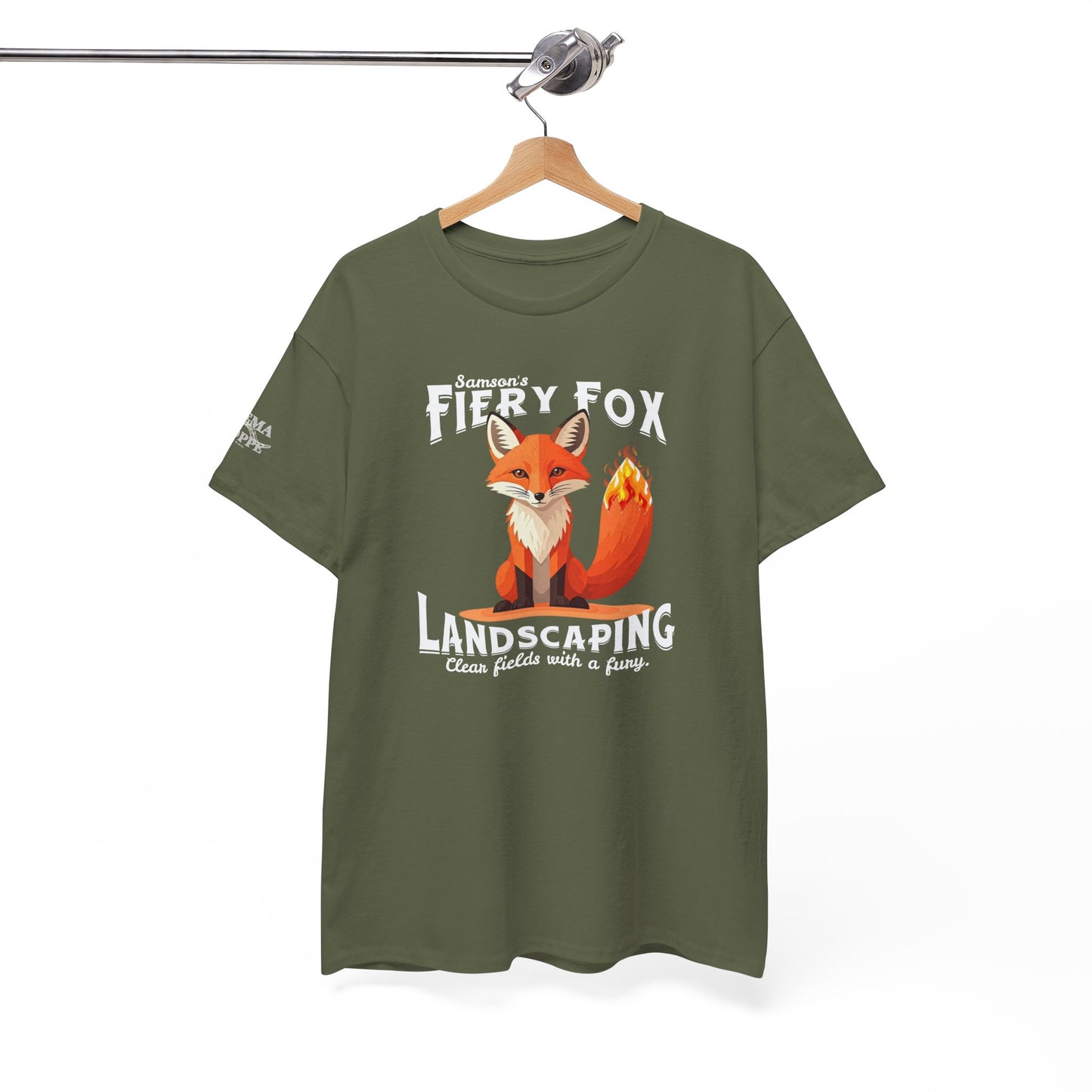 Fiery Fox Landscaping Unisex Heavy Cotton Tee - dark shades