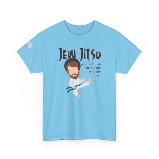 Jew Jitsu Funny Unisex Tee - Cotton Martial Arts Torah Shirt