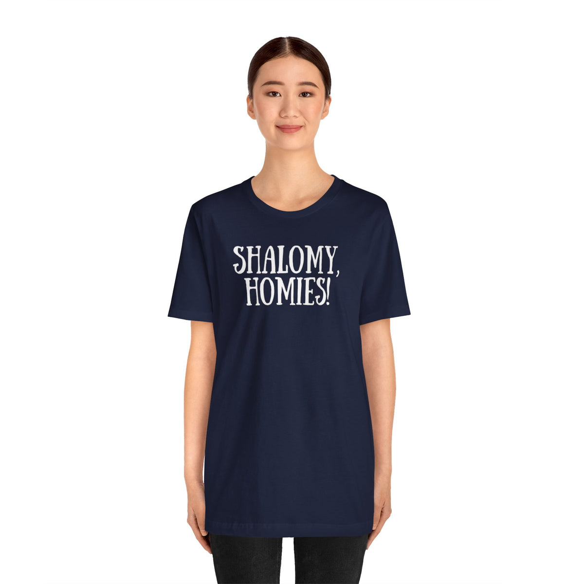 Shalomy Homies Tee - Funny Torah Obervant Greeting T-Shirt (Canada)