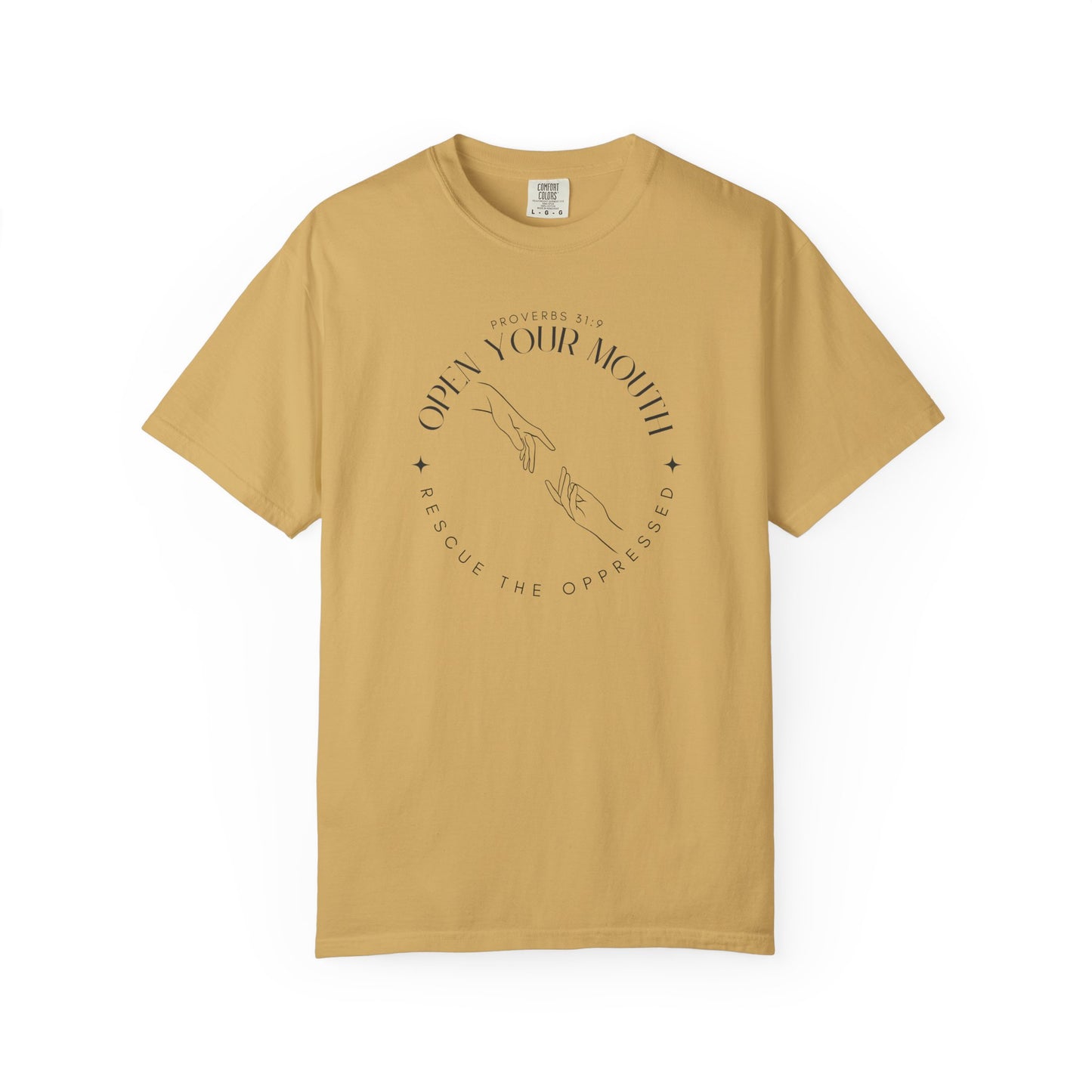 Proverbs 31:9 Unisex T-shirt - Speak Up Against Human Trafficking - 100% Cotton