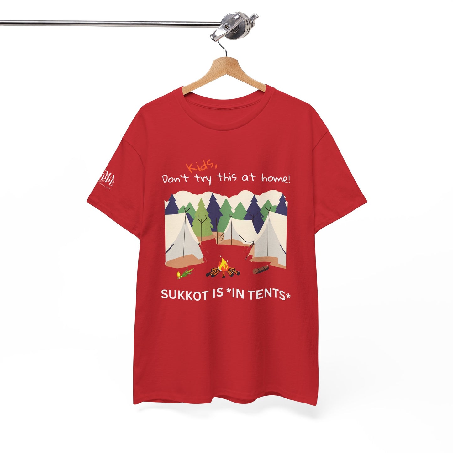 Kids, Don't Try This At Home Sukkot Shirt, dark colors