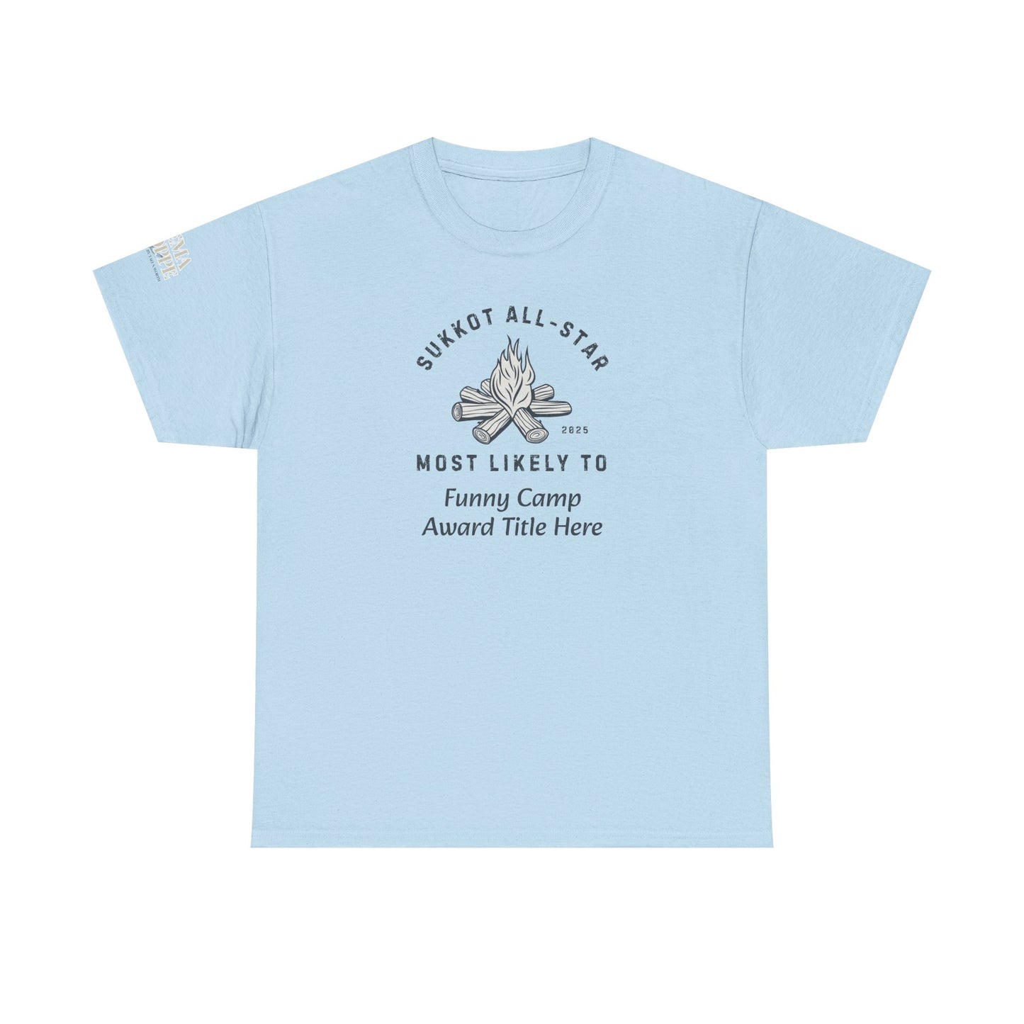 T-Shirt Sukkot All-Star Camp Award Shirt Gift