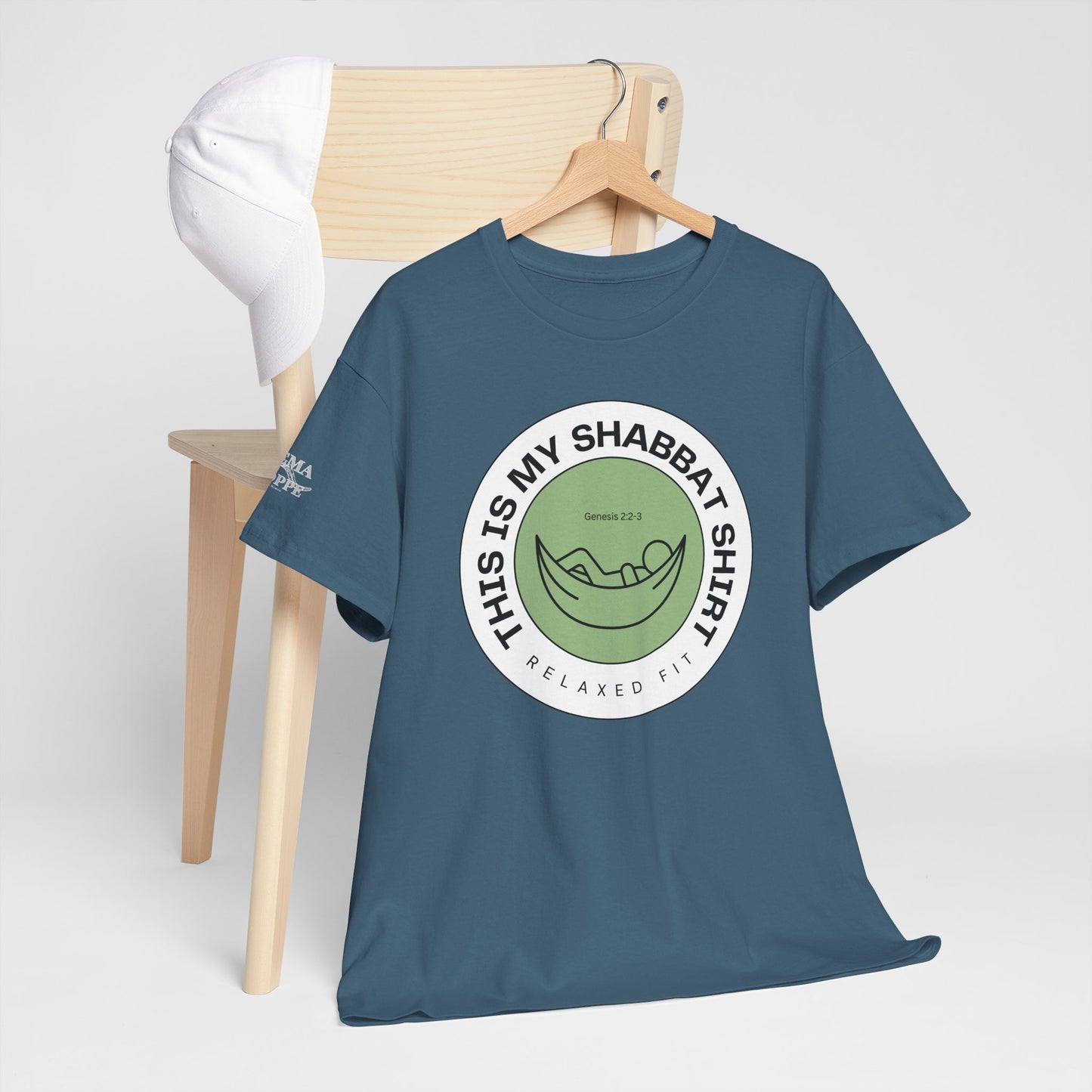 This Is My Shabbat Shirt — Chilling Out Is a Commandment Hammock Sabbath Cotton Tee