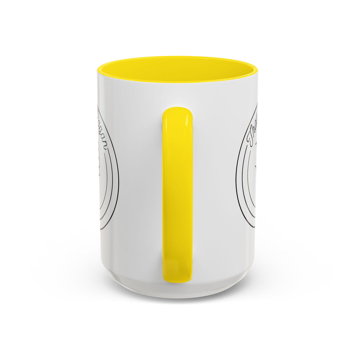 That's Pagan Thumbs Down Accent Coffee Mug