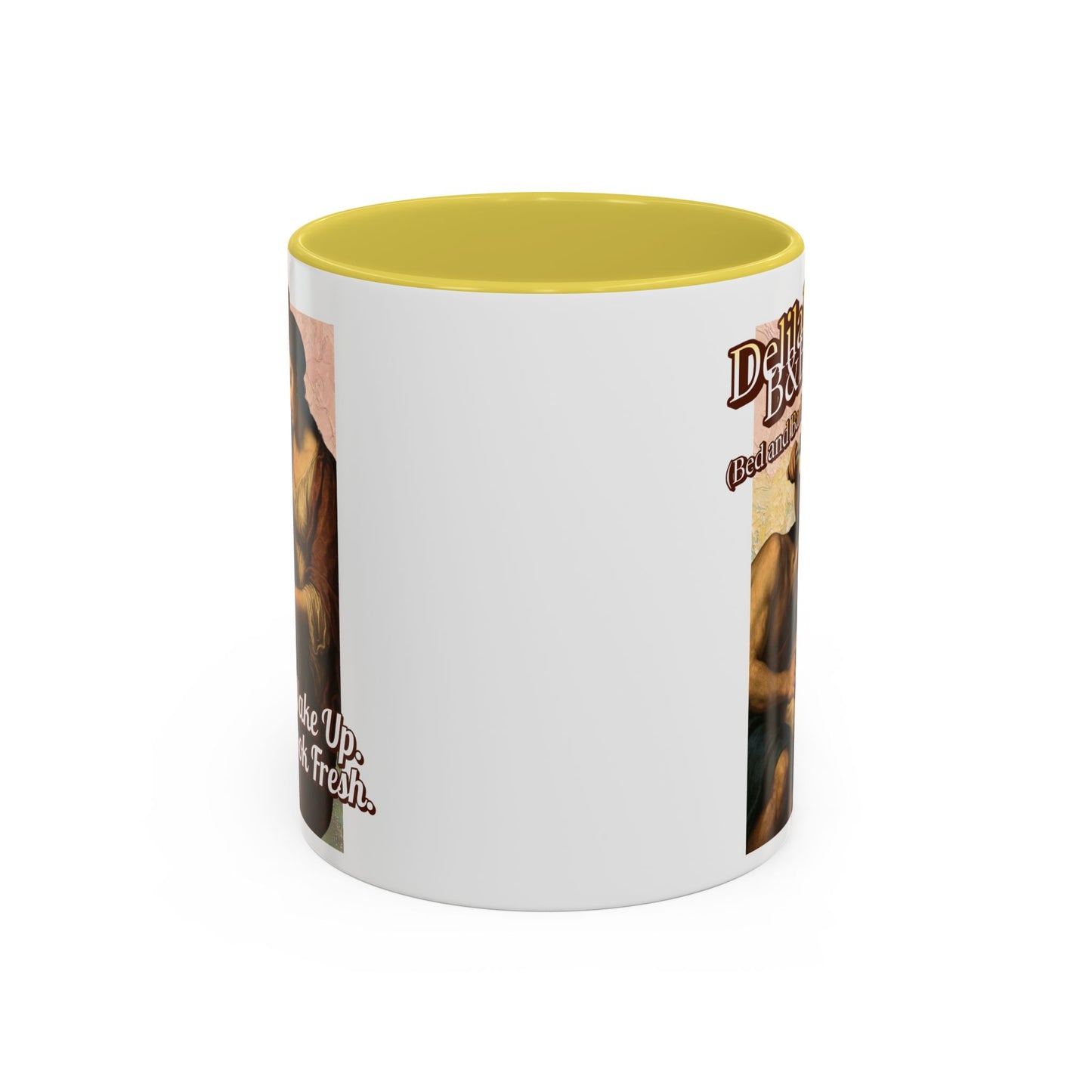 Funny Vintage Sampson Delilah's B&B Coffee Mug
