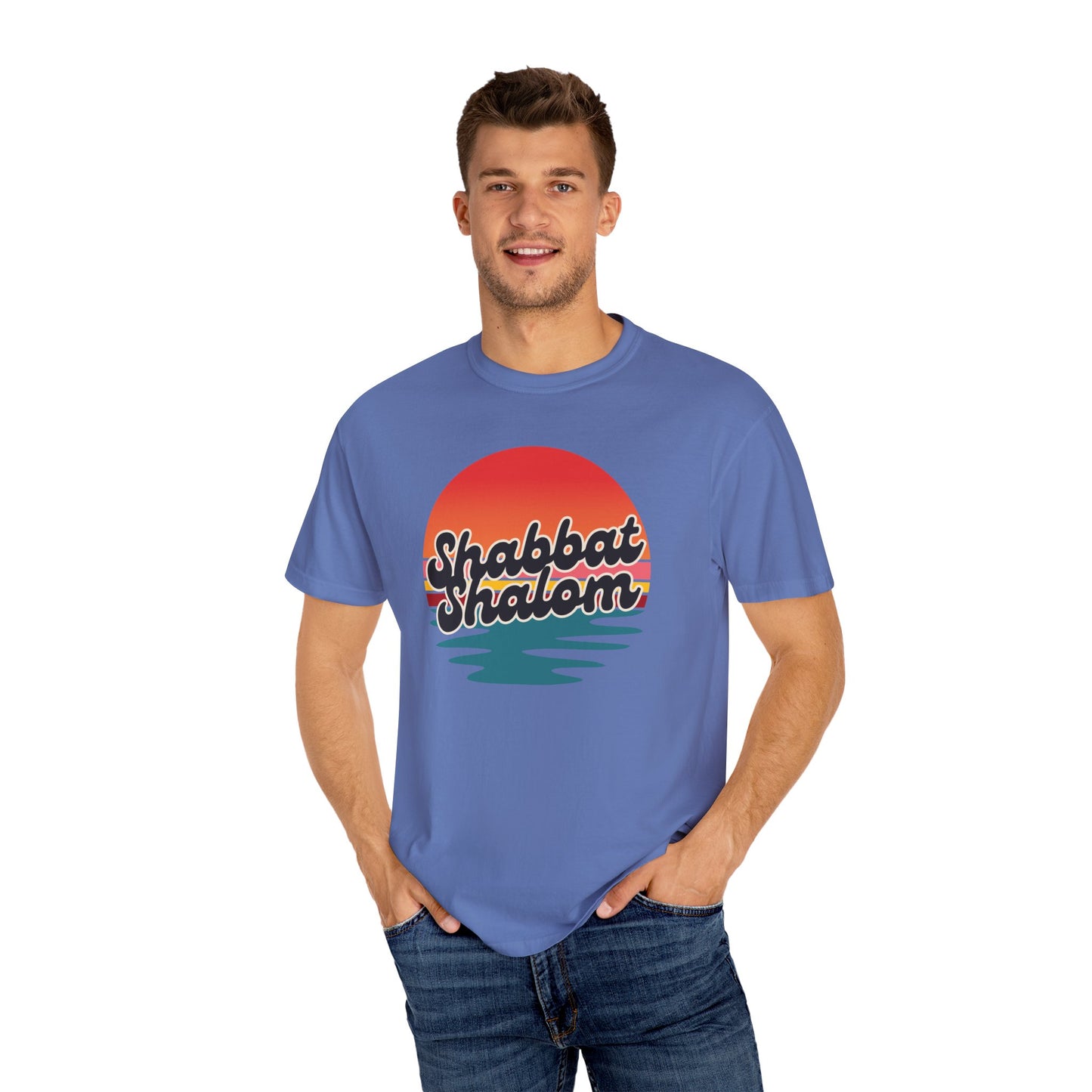 Sunset Shabbat Shalom T-shirt