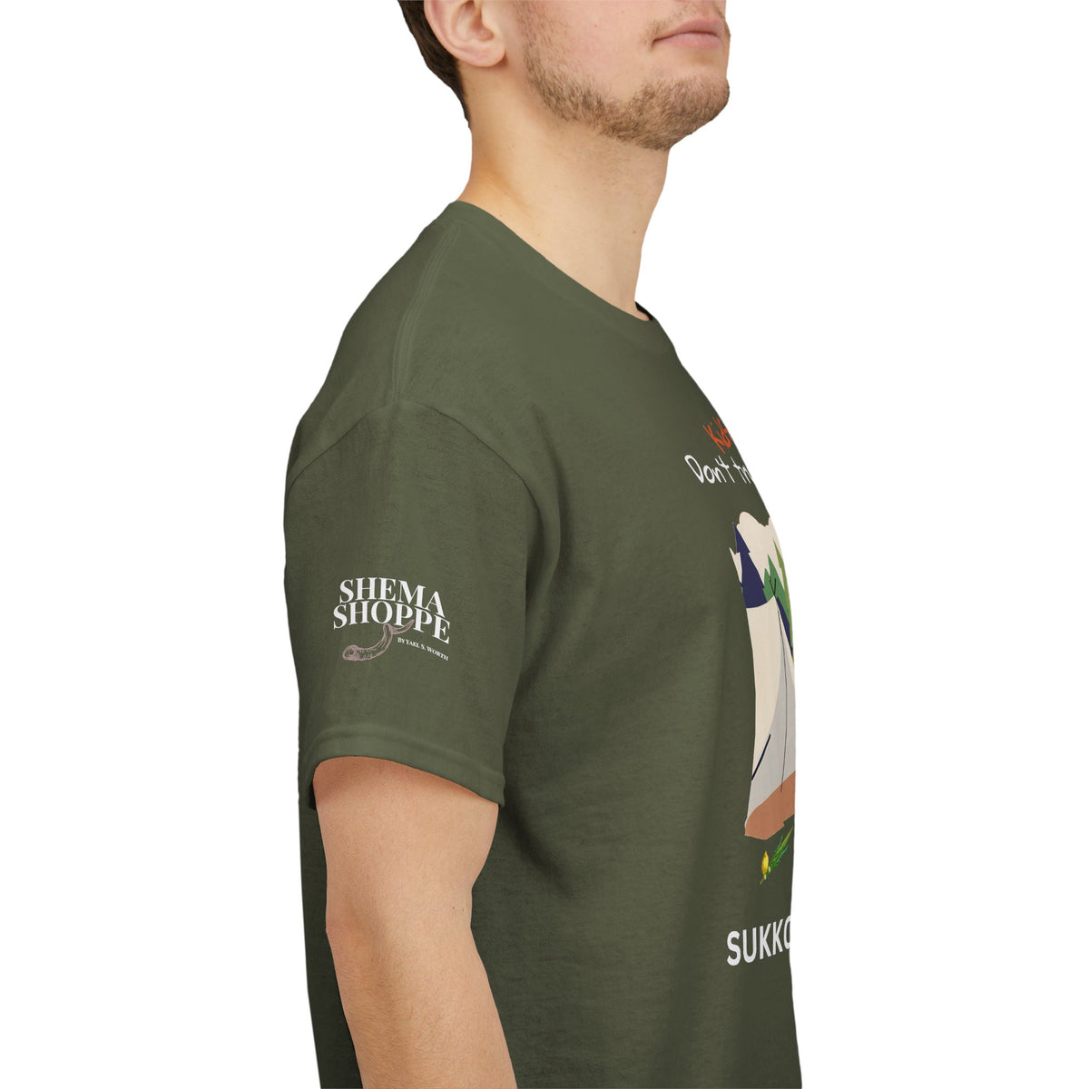Kids, Don't Try This At Home Sukkot Shirt (dark colors)
